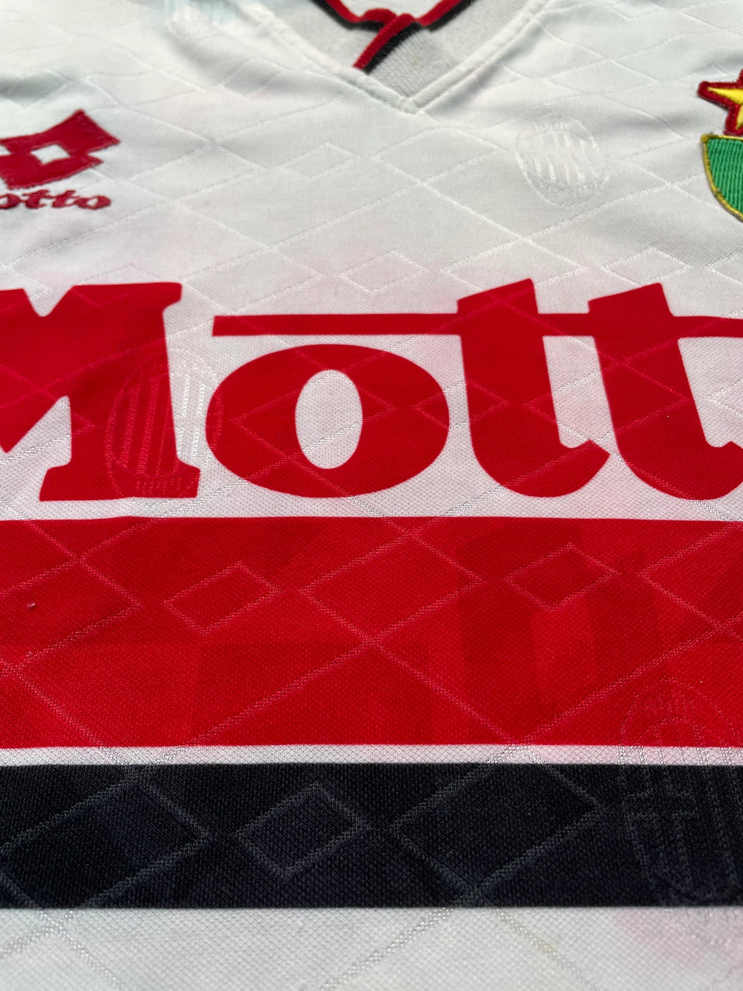 Match Shirt • Club • AC Milan • 1993 • Lotto • Away • #10 • Brian Laudrup • Match Worn