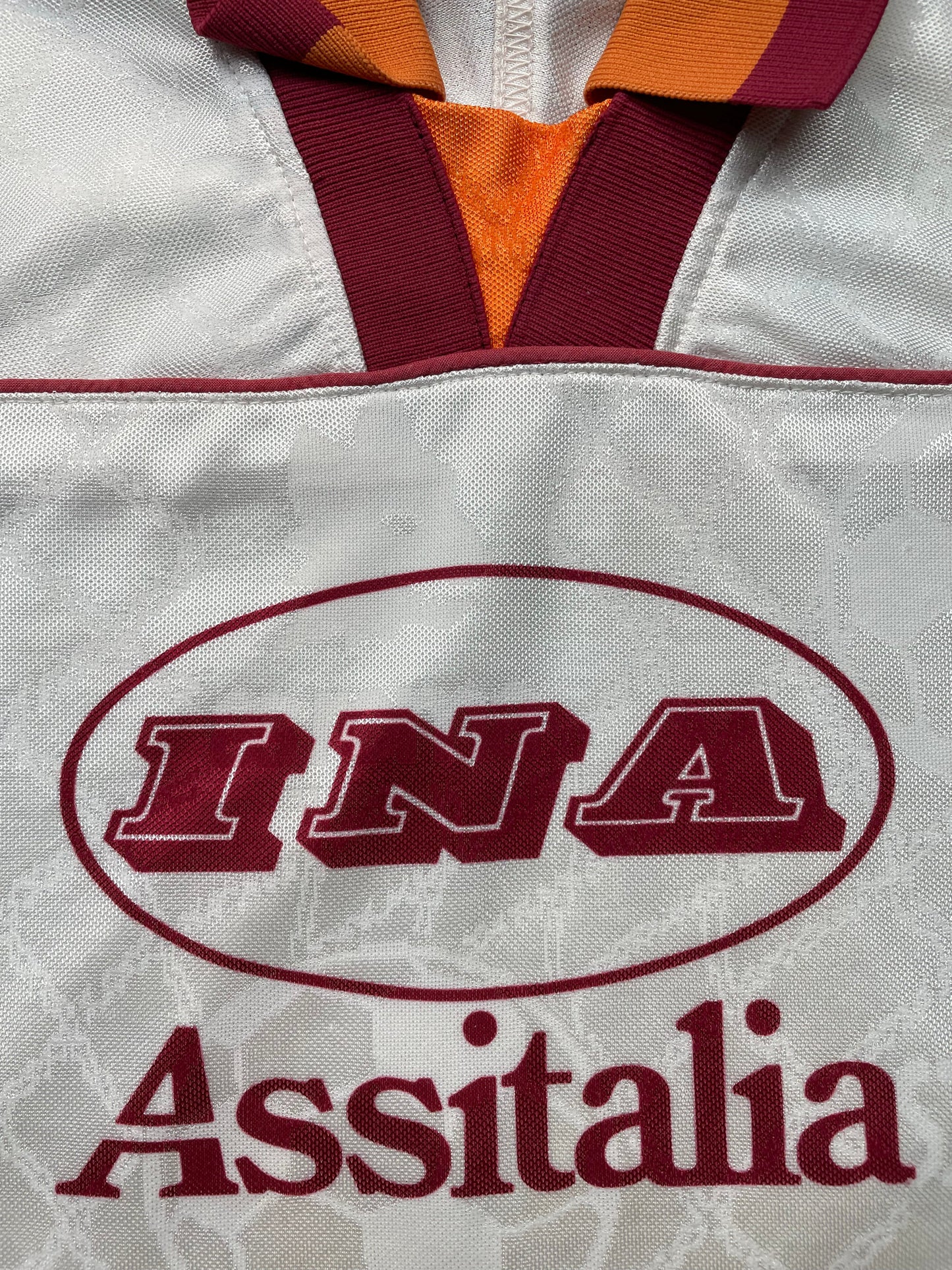 Match Shirt • Club • Roma • 1995 • Asics • Away • #6 • Match Worn • Size M