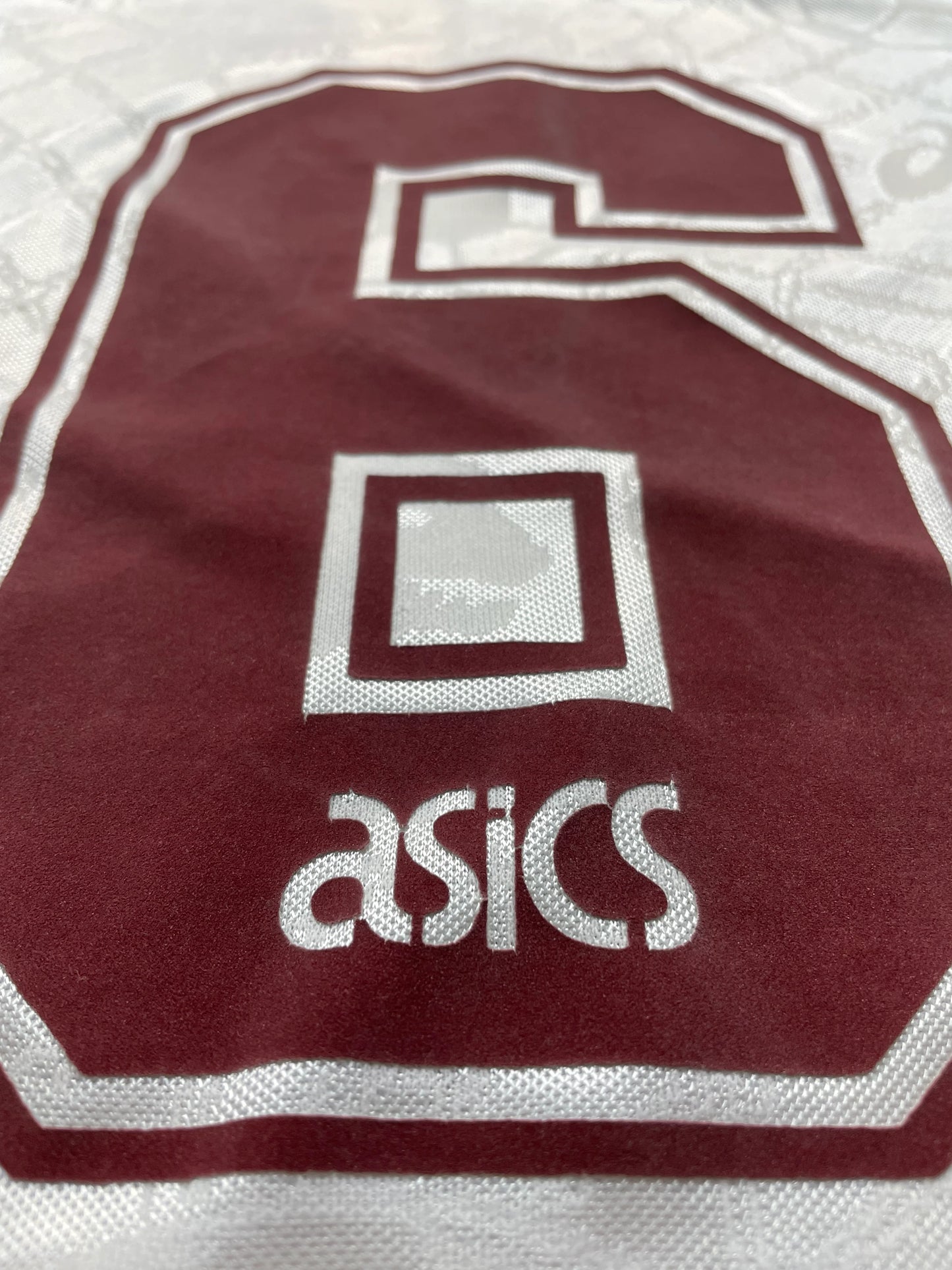 Match Shirt • Club • Roma • 1995 • Asics • Away • #6 • Match Worn • Size M