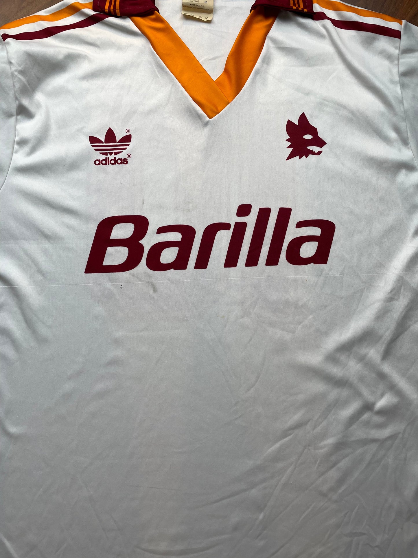 Match Shirt • Club • Roma • 1992 • Adidas • Away • #10 • Match Worn • Size M