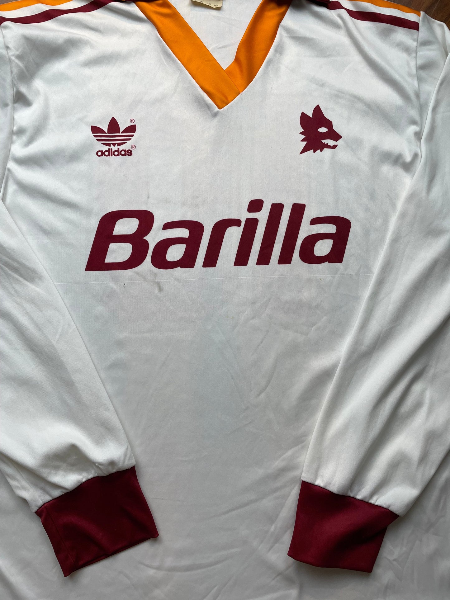 Match Shirt • Club • Roma • 1992 • Adidas • Away • #10 • Match Worn • Size M