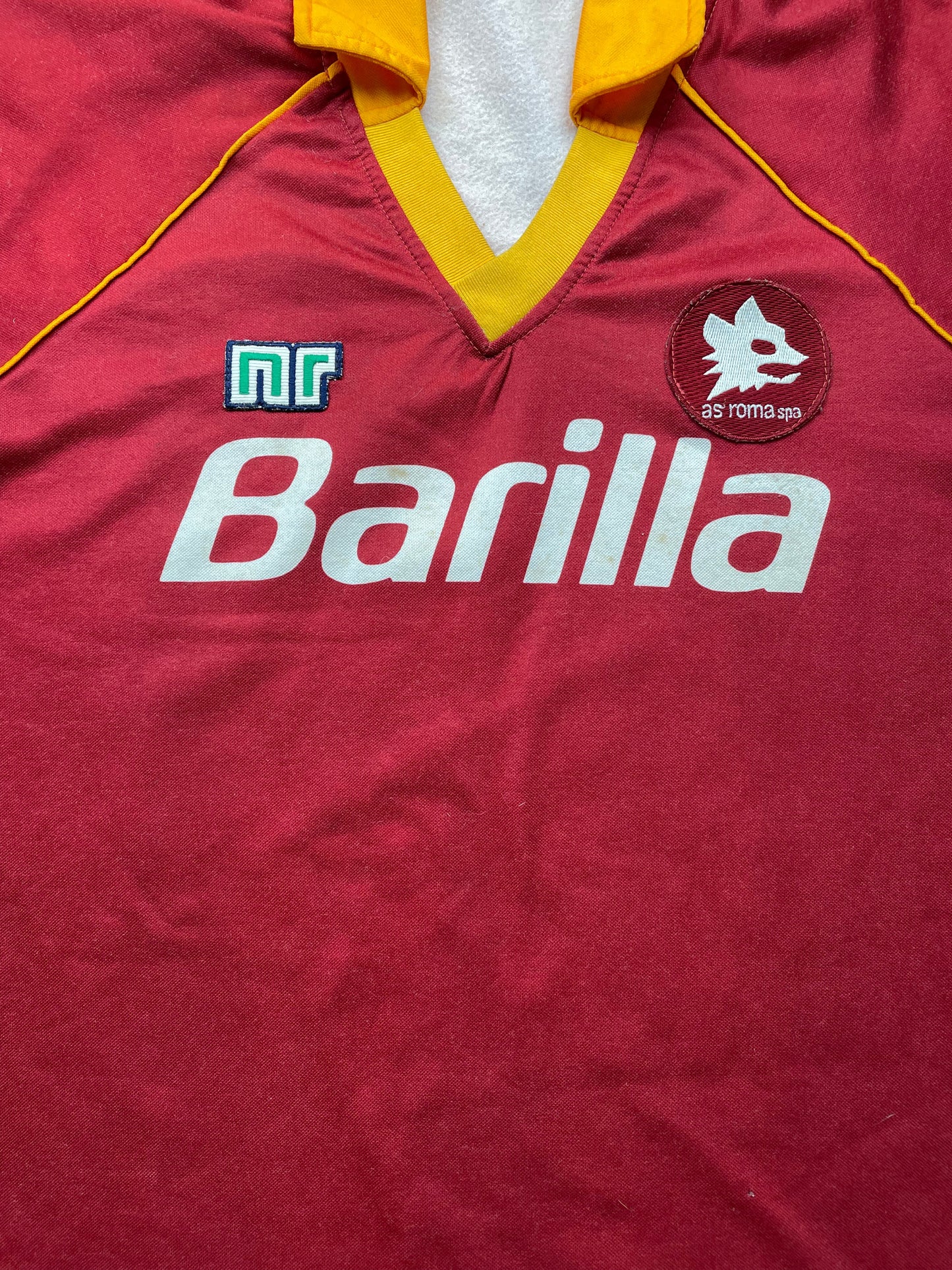 Store Shirt • Roma • 1987 • Ennerre • Home • Size L • #20 • Player Issue