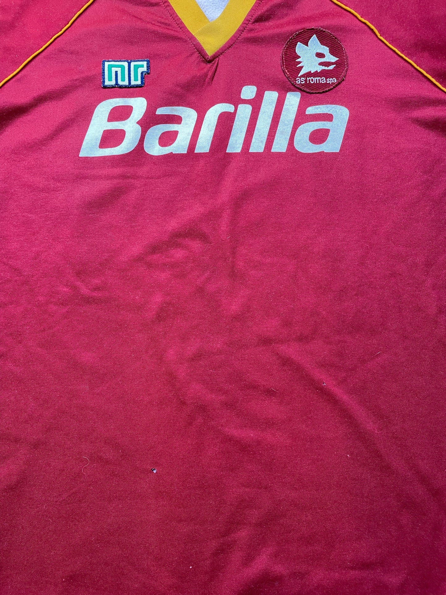 Store Shirt • Roma • 1987 • Ennerre • Home • Size L • #20 • Player Issue