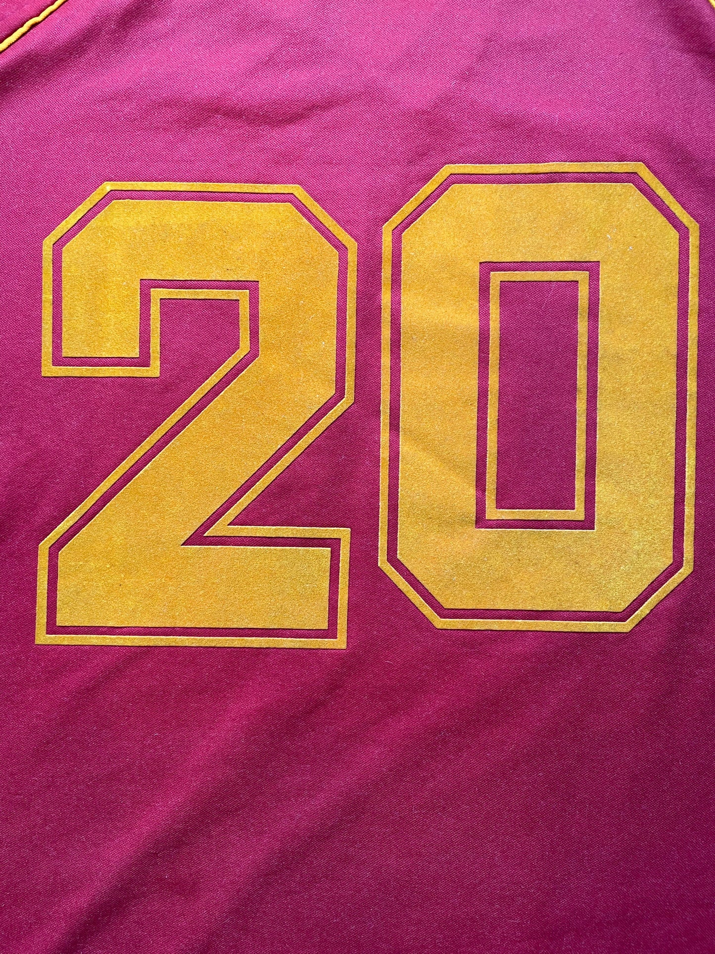 Store Shirt • Roma • 1987 • Ennerre • Home • Size L • #20 • Player Issue
