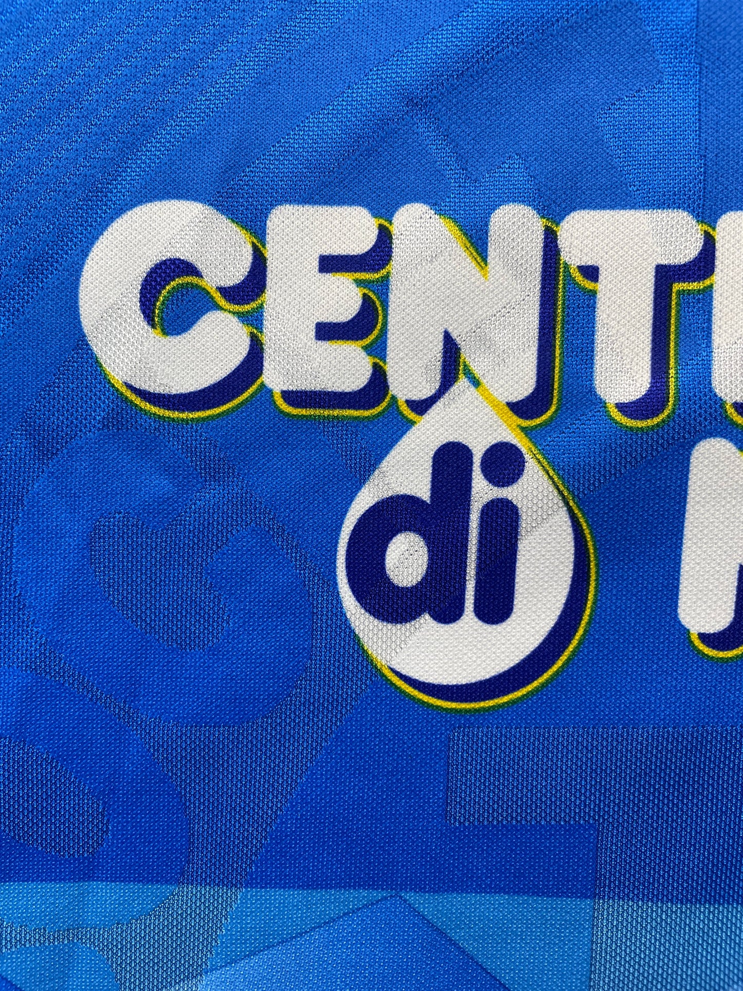 Match Shirt • Club • Napoli • 1996 • Lotto • Home • #9 • Massimiliano Esposito • Match Worn