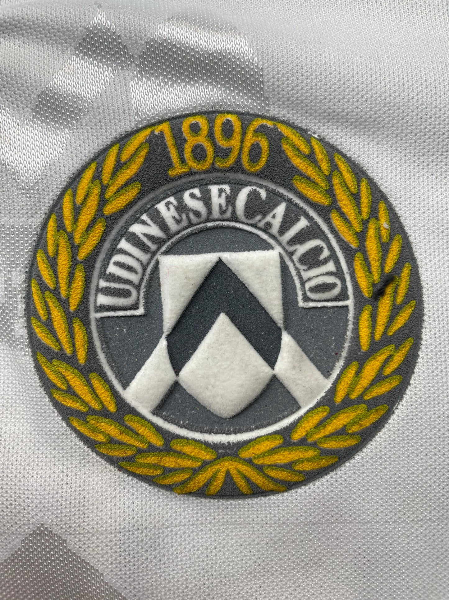 Match Shirt • Club • Udinese • 1995 • Hummel • Home • #7 • Raffaele Ametrano • Match Worn