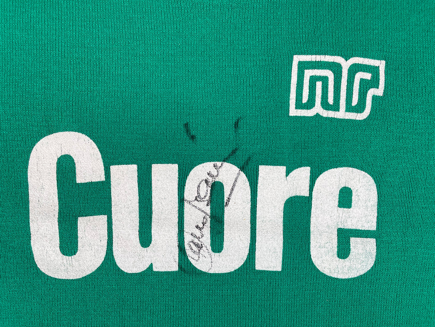 Player Issue Training • AC Milan • 1983 • Franco Baresi • Ennerre Training Top • Signed