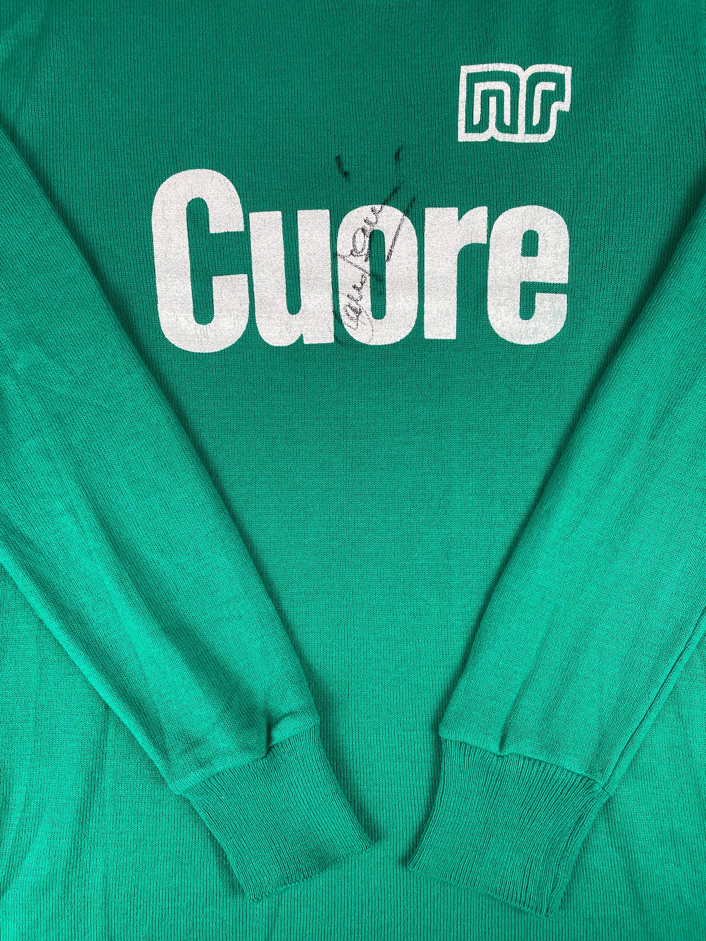 Player Issue Training • AC Milan • 1983 • Franco Baresi • Ennerre Training Top • Signed