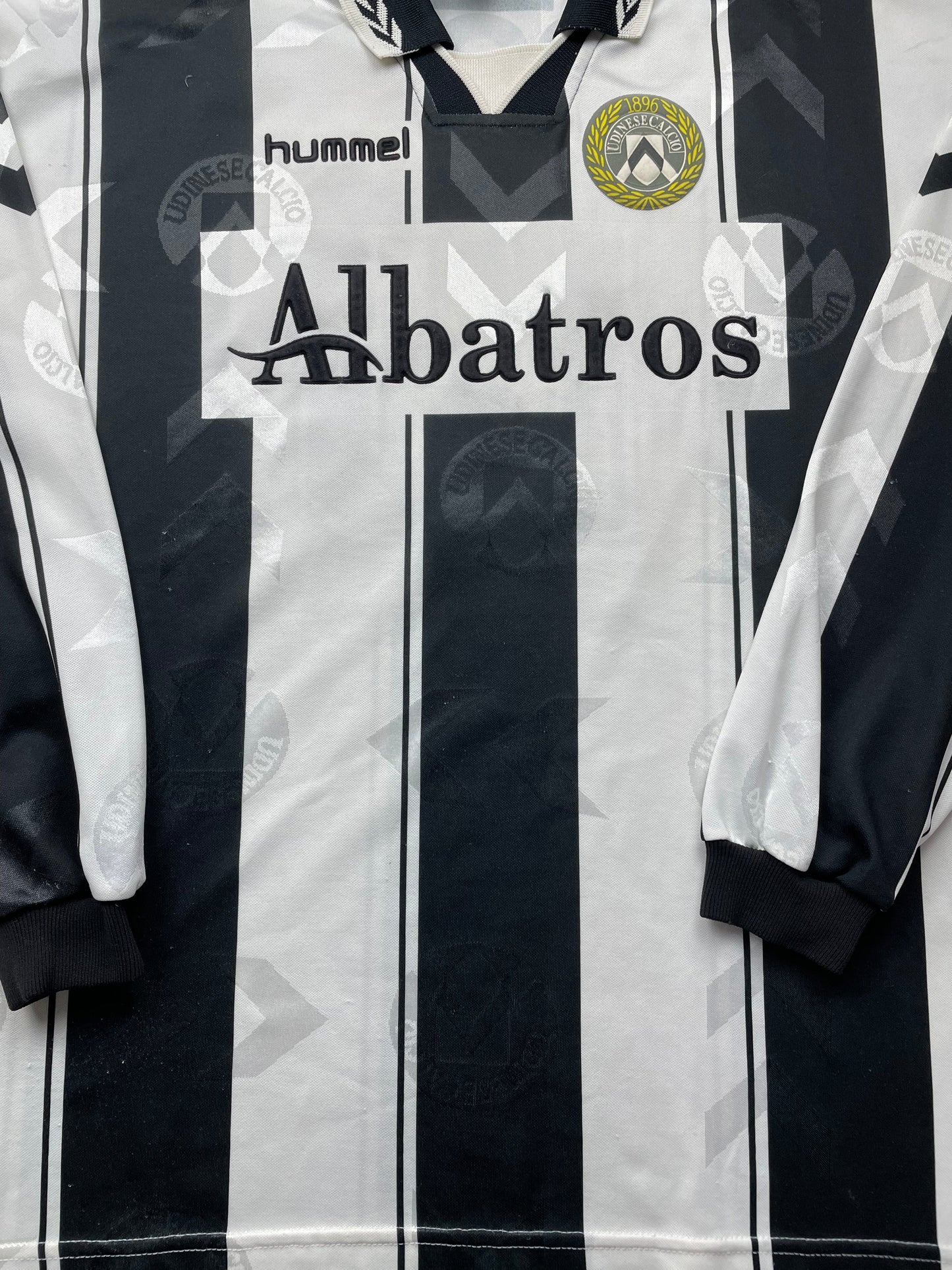 Match Shirt • Club • Udinese • 1995 • Hummel • Home • #10 • Giovanni Stroppa • Match Worn