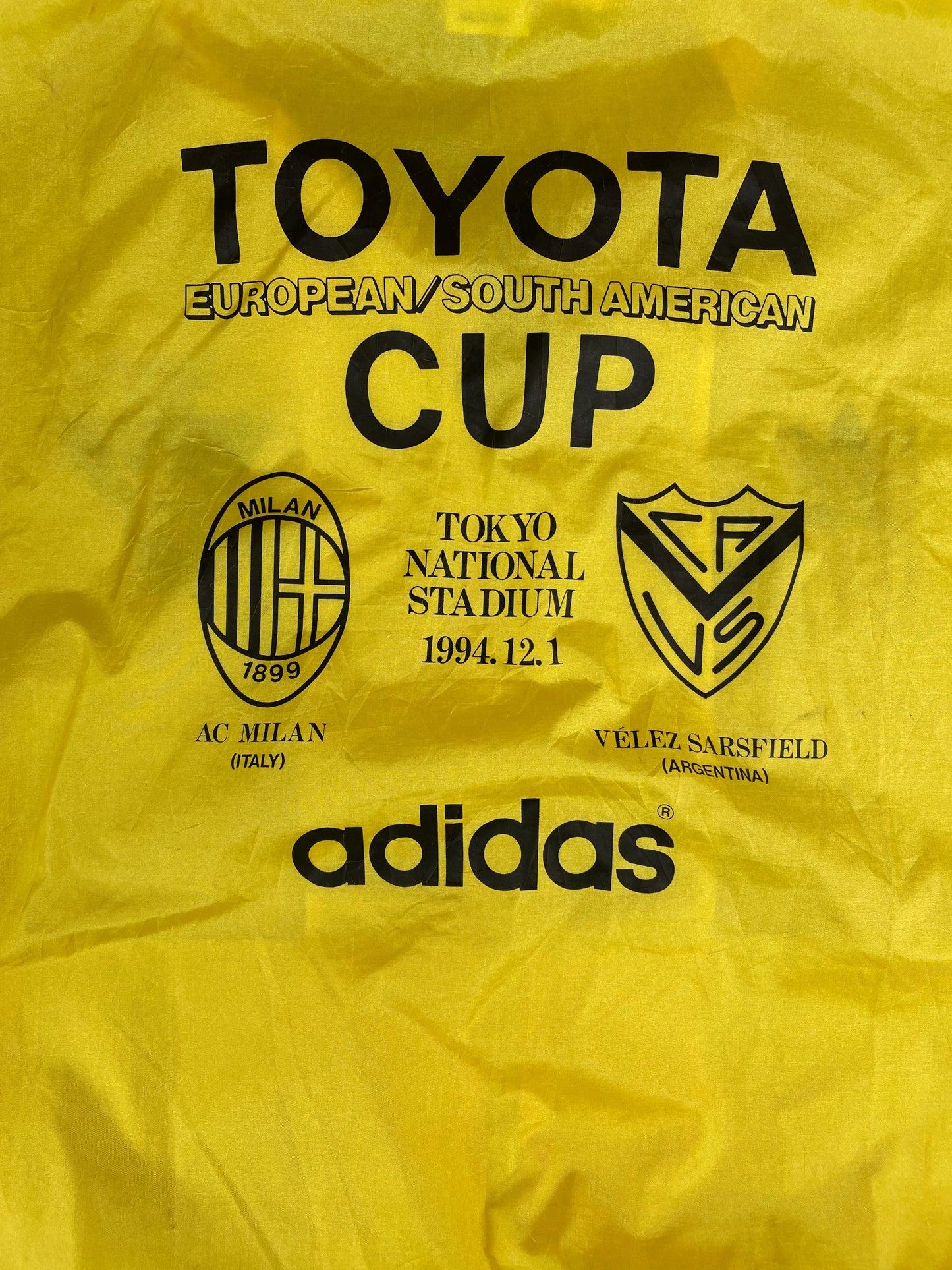 Player Issue Training • AC Milan • 1994 • Intercontinental Cup Final Staff Waterproof