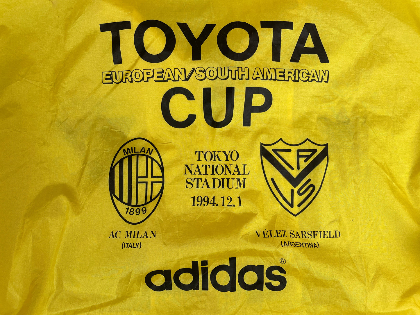 Player Issue Training • AC Milan • 1994 • Intercontinental Cup Final Staff Waterproof