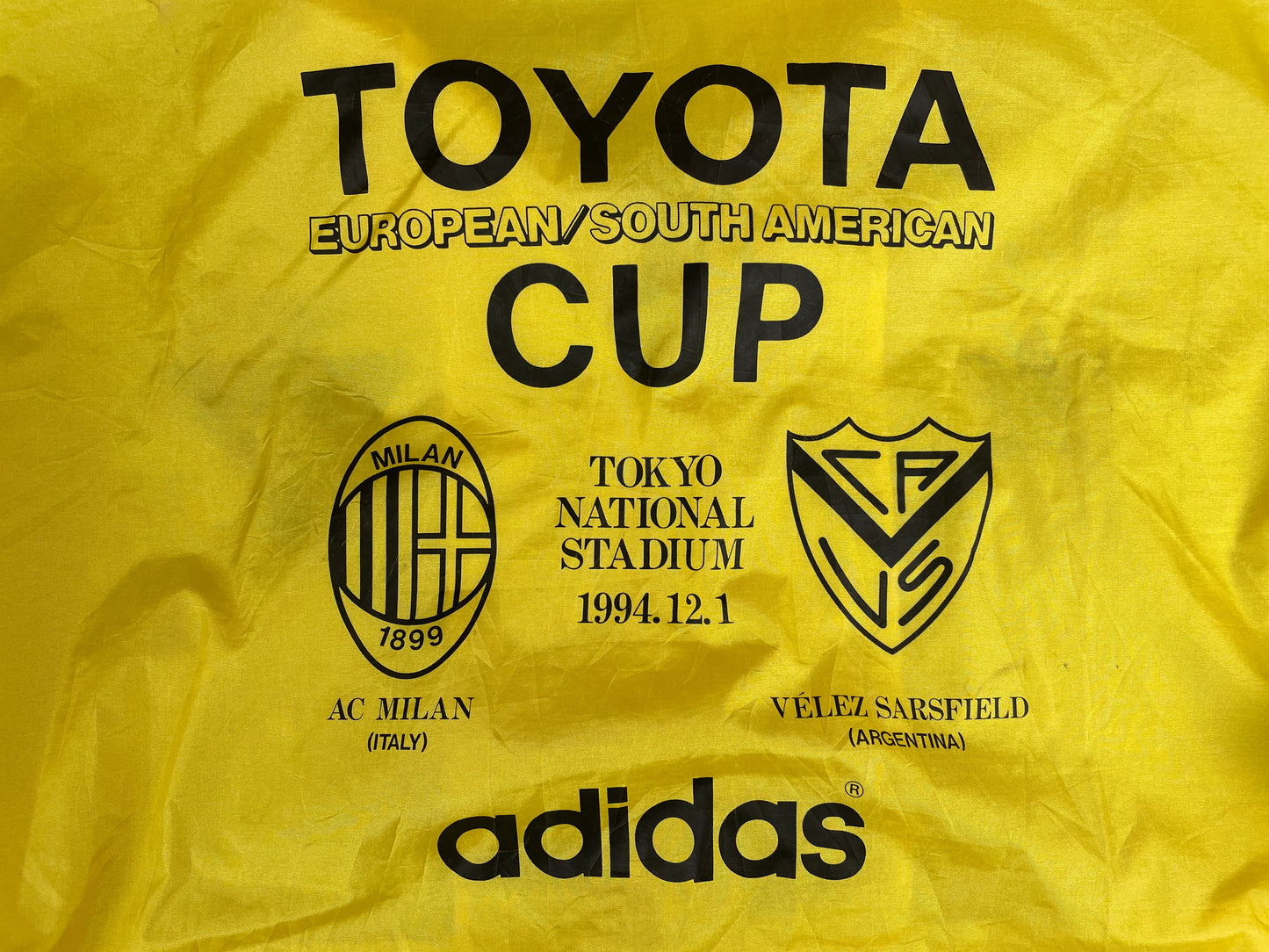 Player Issue Training • AC Milan • 1994 • Intercontinental Cup Final Staff Waterproof