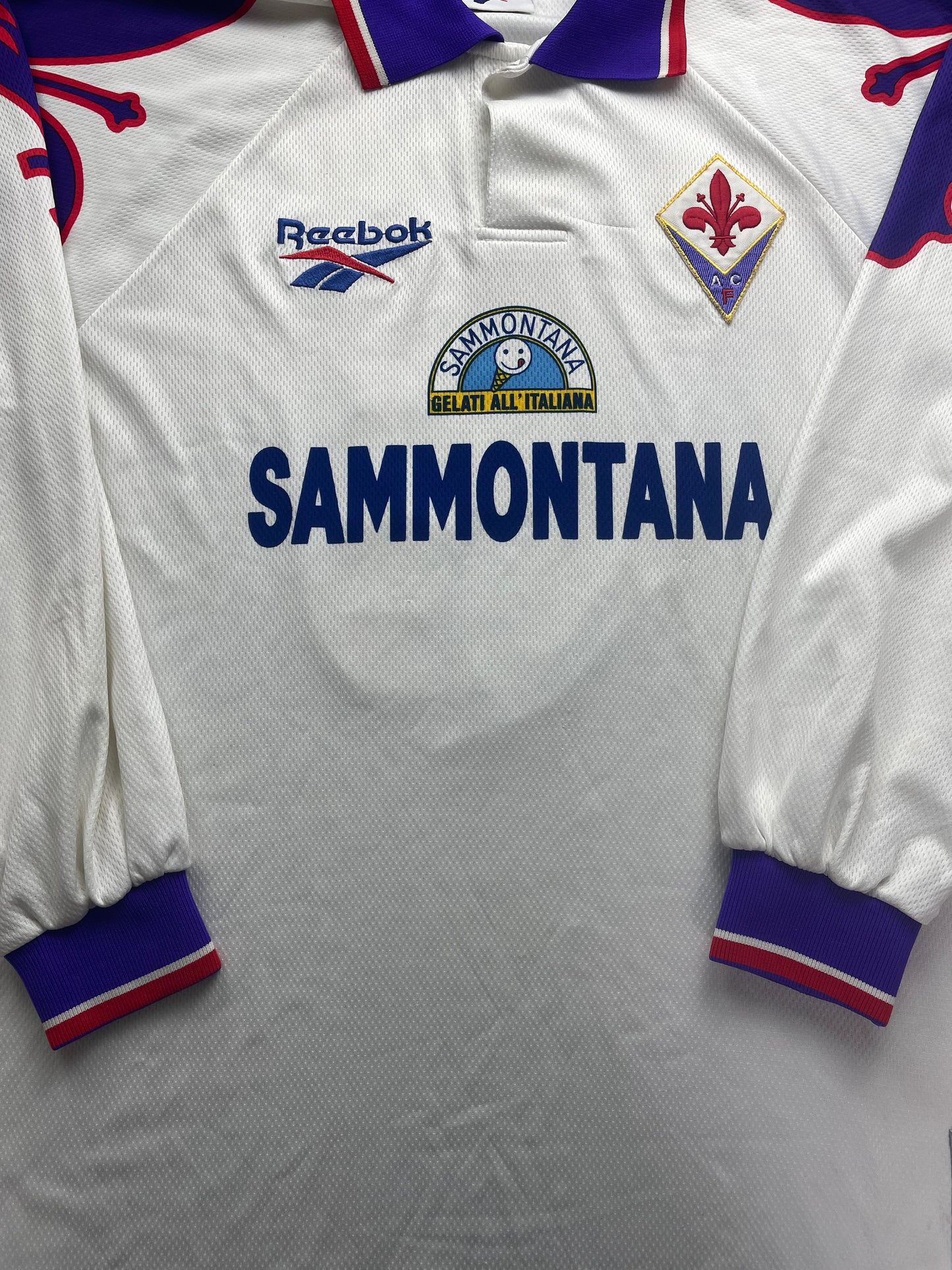 Store Shirt • Fiorentina • 1995 • Reebok • Away • Gabriel Batistuta • Size XL