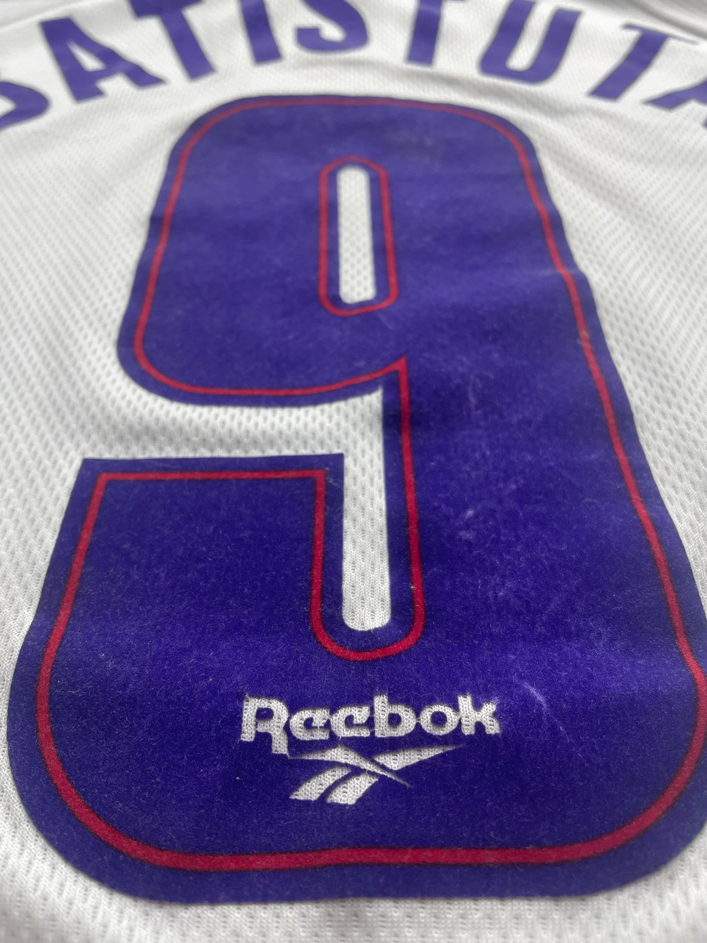Store Shirt • Fiorentina • 1995 • Reebok • Away • Gabriel Batistuta • Size XL