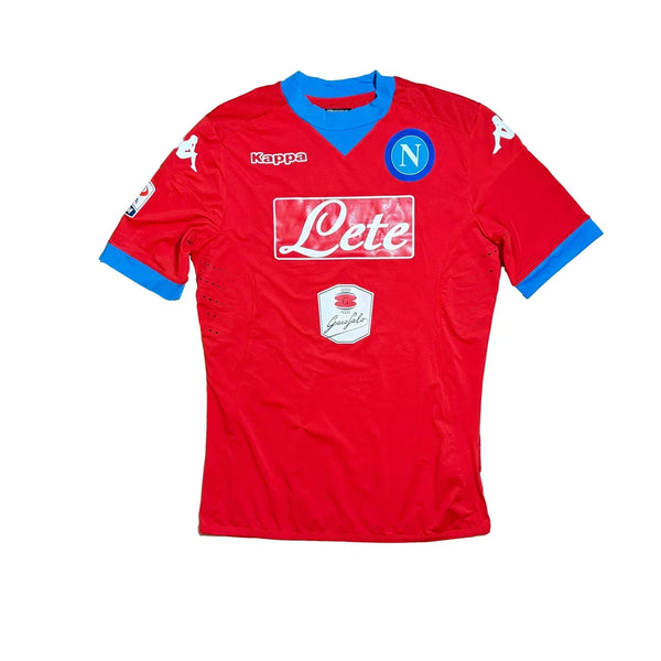 Napoli Third Shirt 2015 - 2016 (XXL Fit L) Gabbiadini 23 - Player Issue