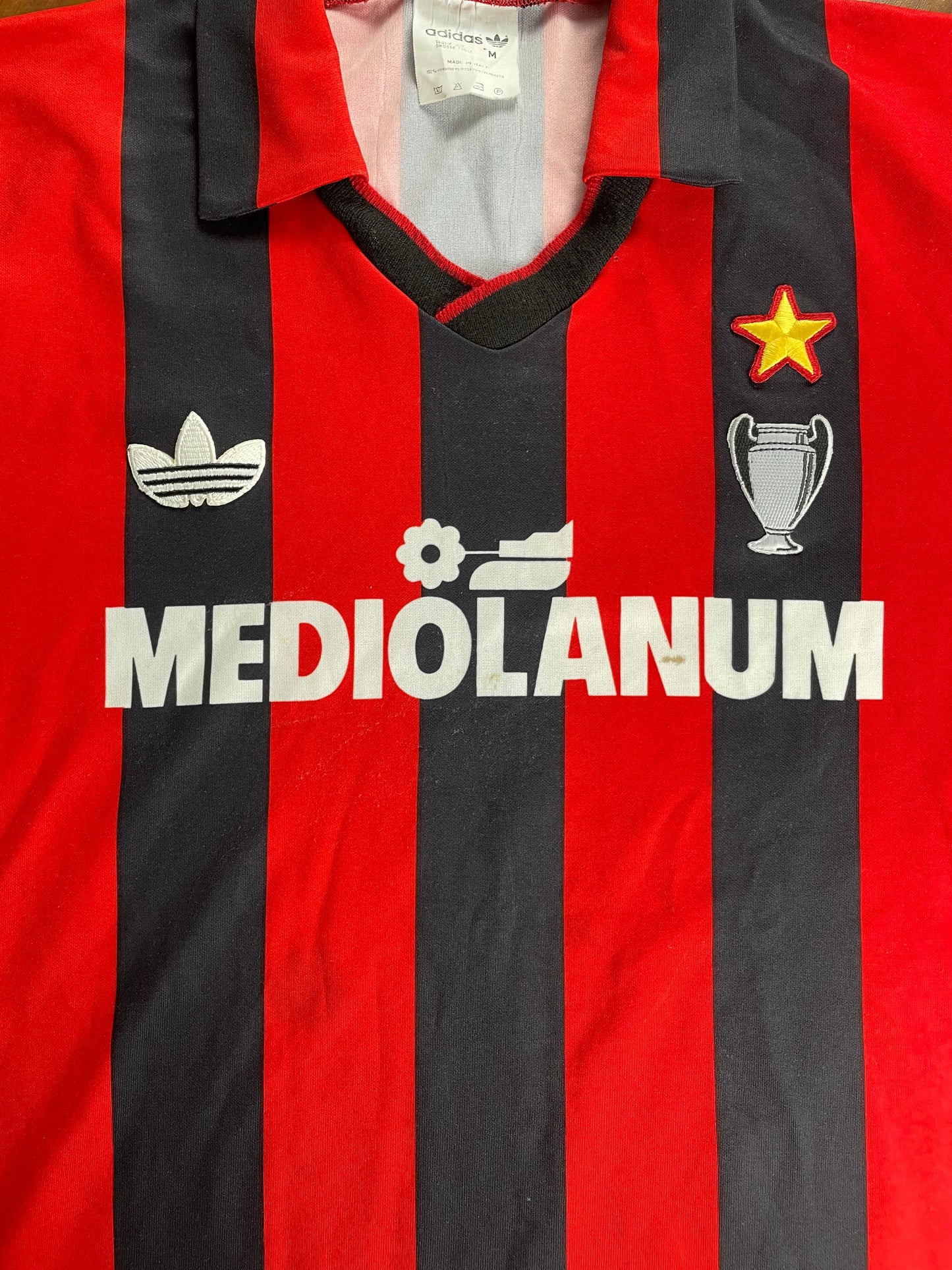 Store Shirt • AC Milan • 1990 • Adidas • Home • Size M
