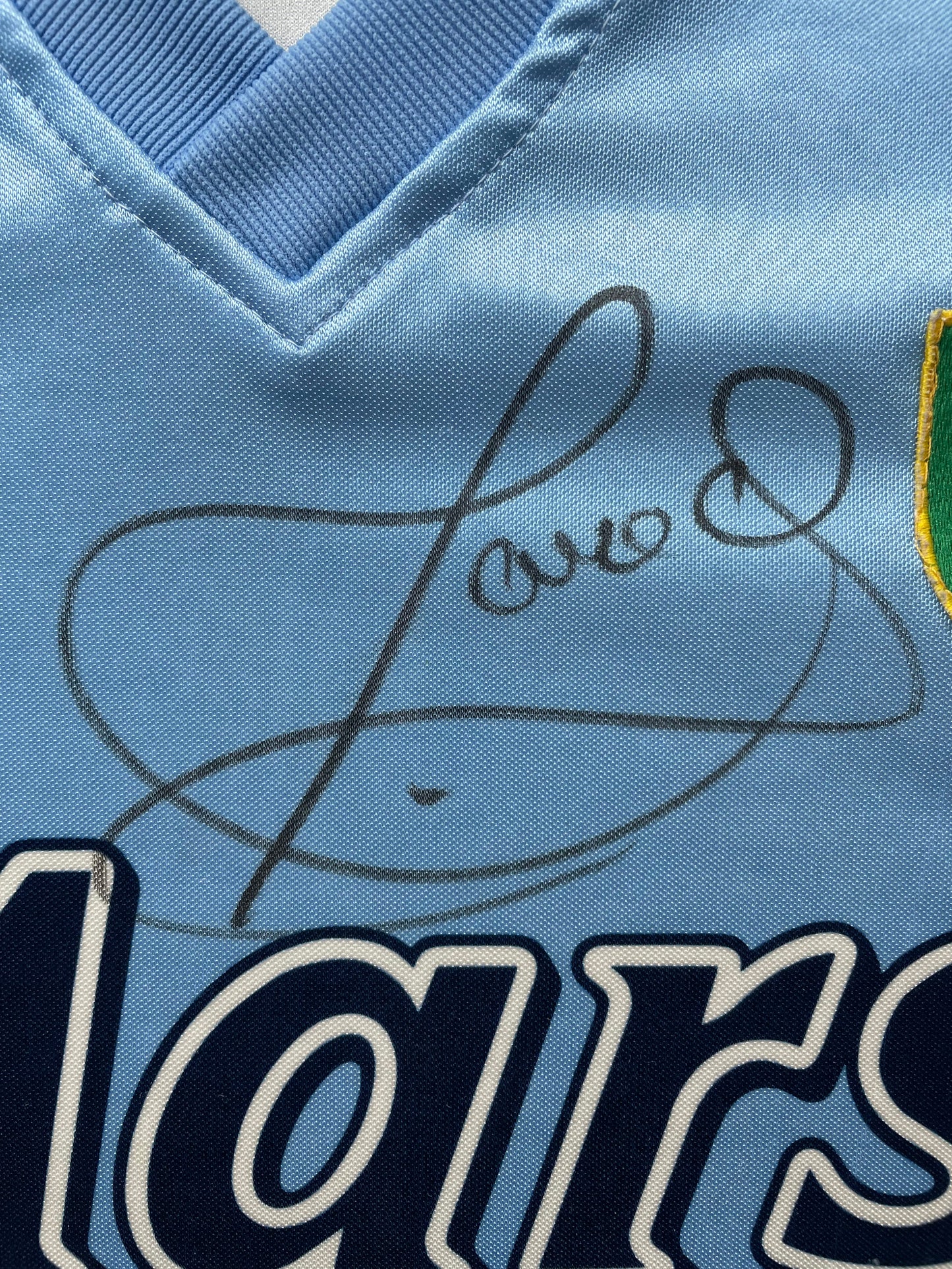 Store Shirt • Napoli • 1990 • Ennerre • Home • Size L • Signed by Careca