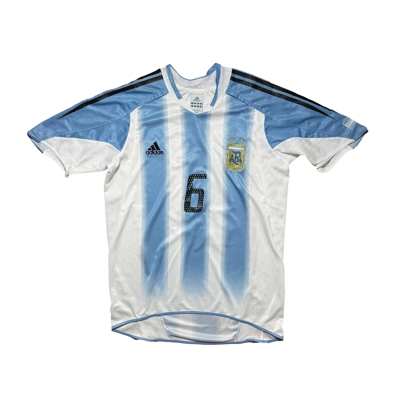 Argentina Home Shirt 2004 - 2006 (M) Heinze 6