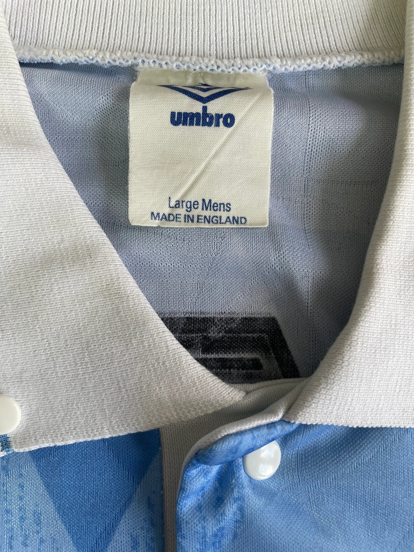 Match Shirt • Club • Lazio • 1989 • Umbro • Home • #4 • Match Worn