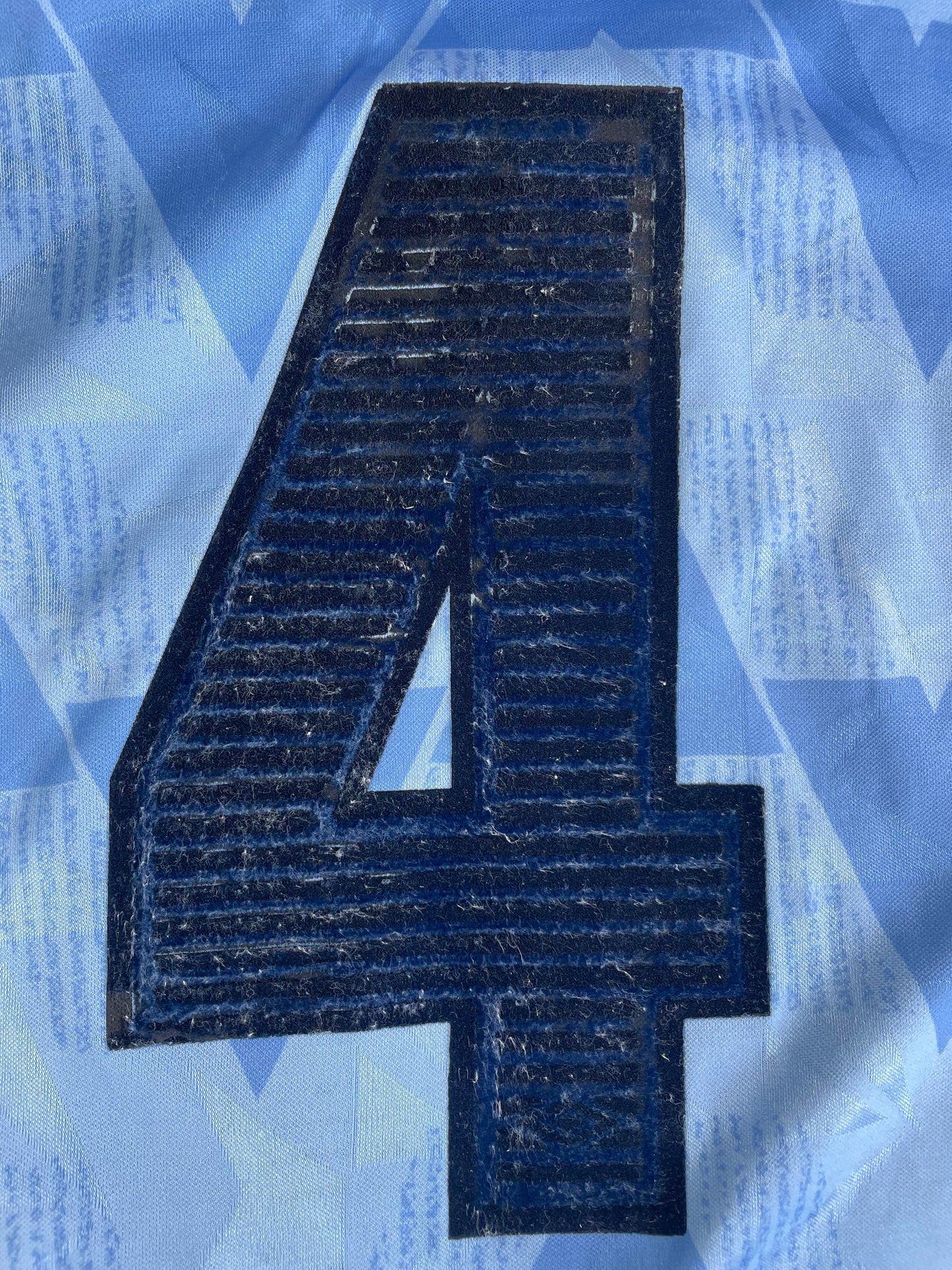 Match Shirt • Club • Lazio • 1989 • Umbro • Home • #4 • Match Worn