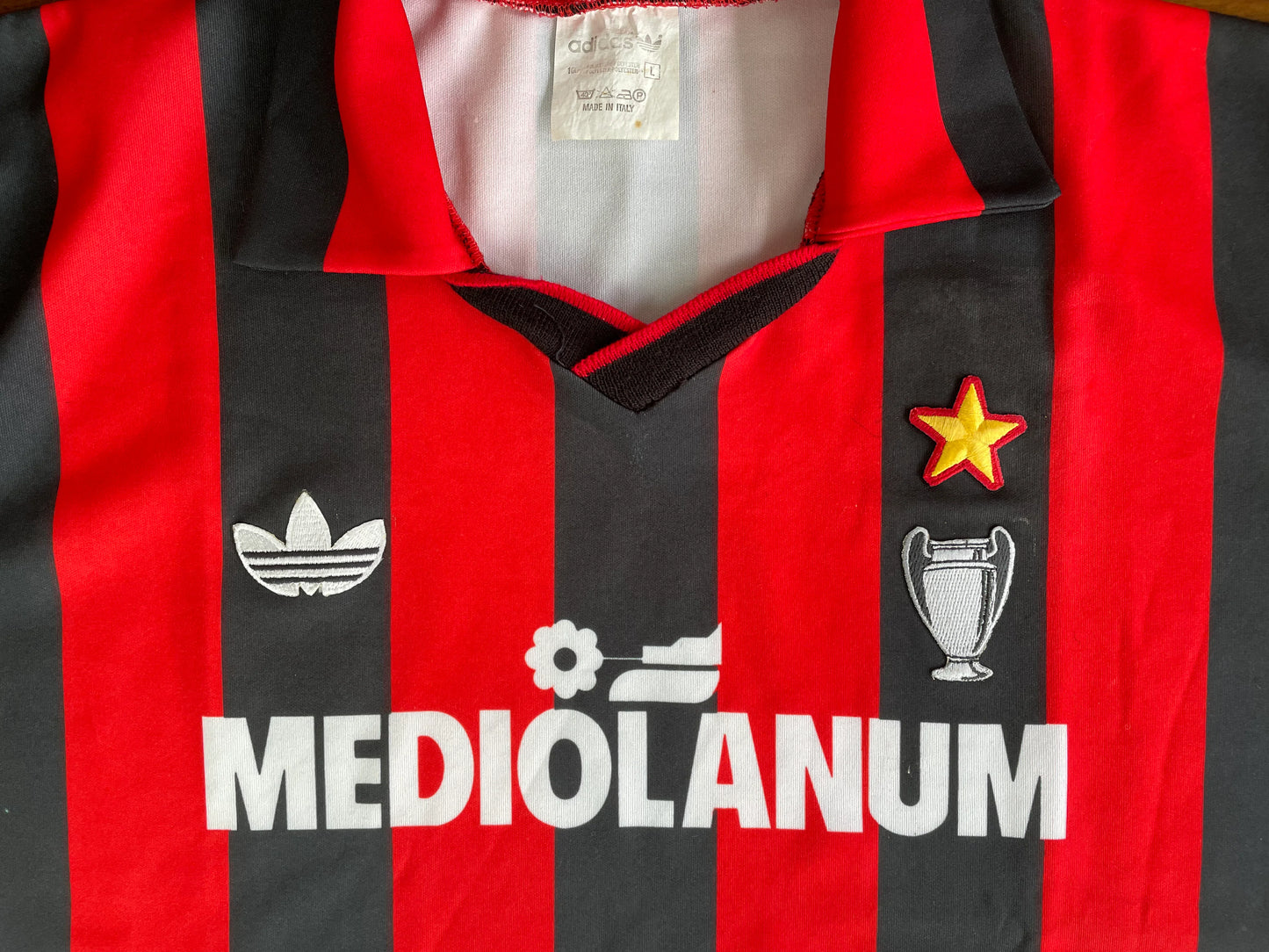 Store Shirt • AC Milan • 1990 • Adidas • Home • Size L