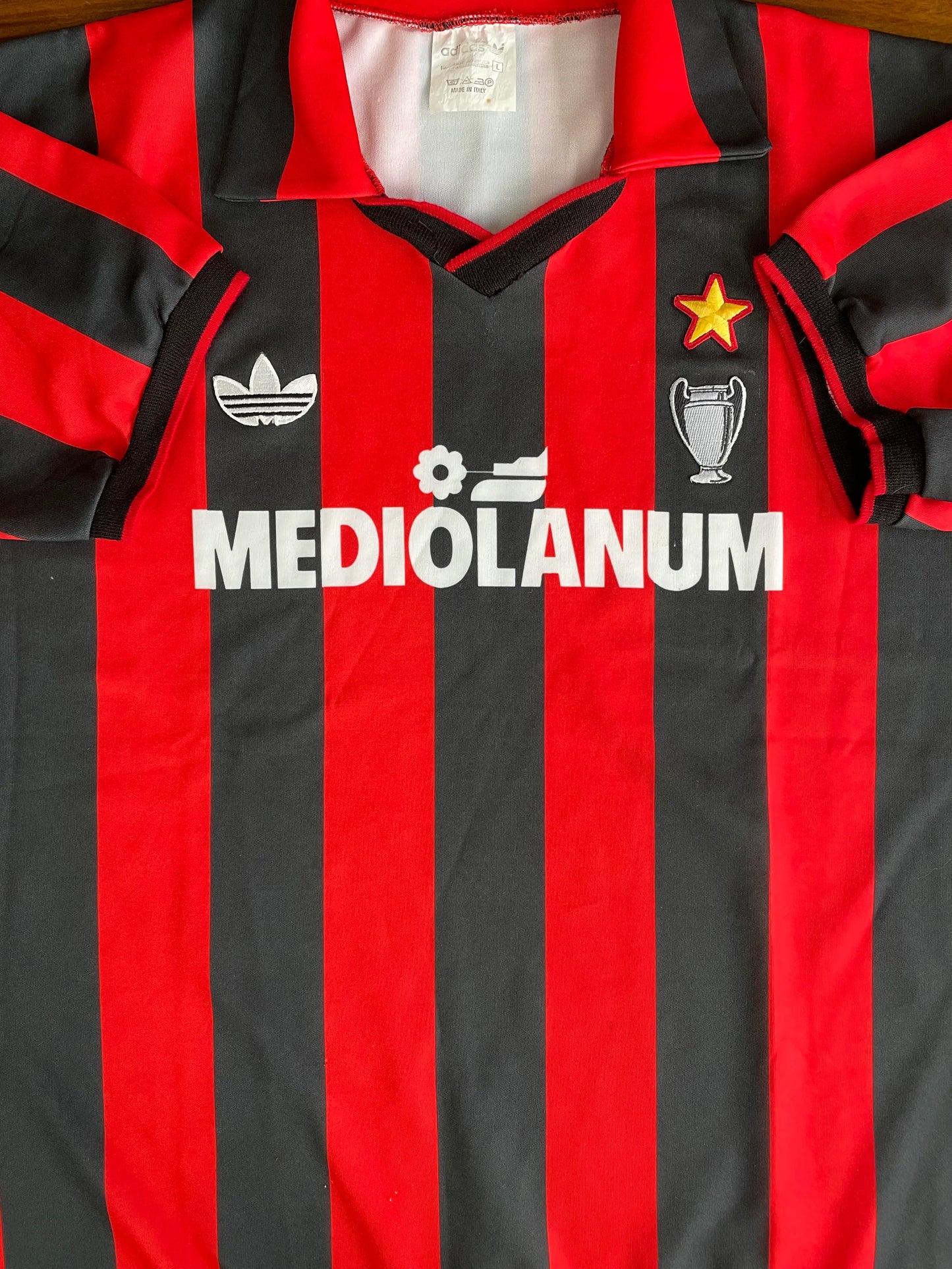 Store Shirt • AC Milan • 1990 • Adidas • Home • Size L