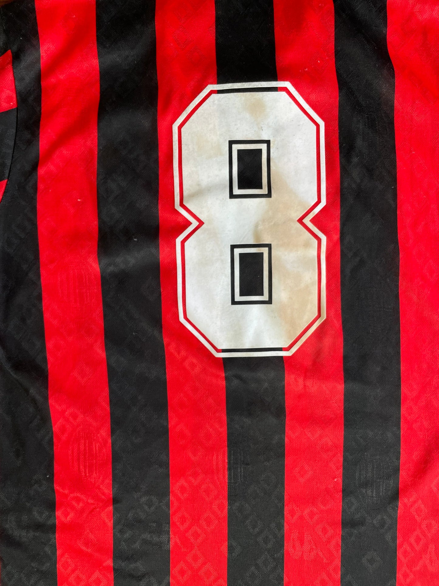 Store Shirt • AC Milan • 1989 • Kappa • Home • #8 • Frank Rijkaard • Size M