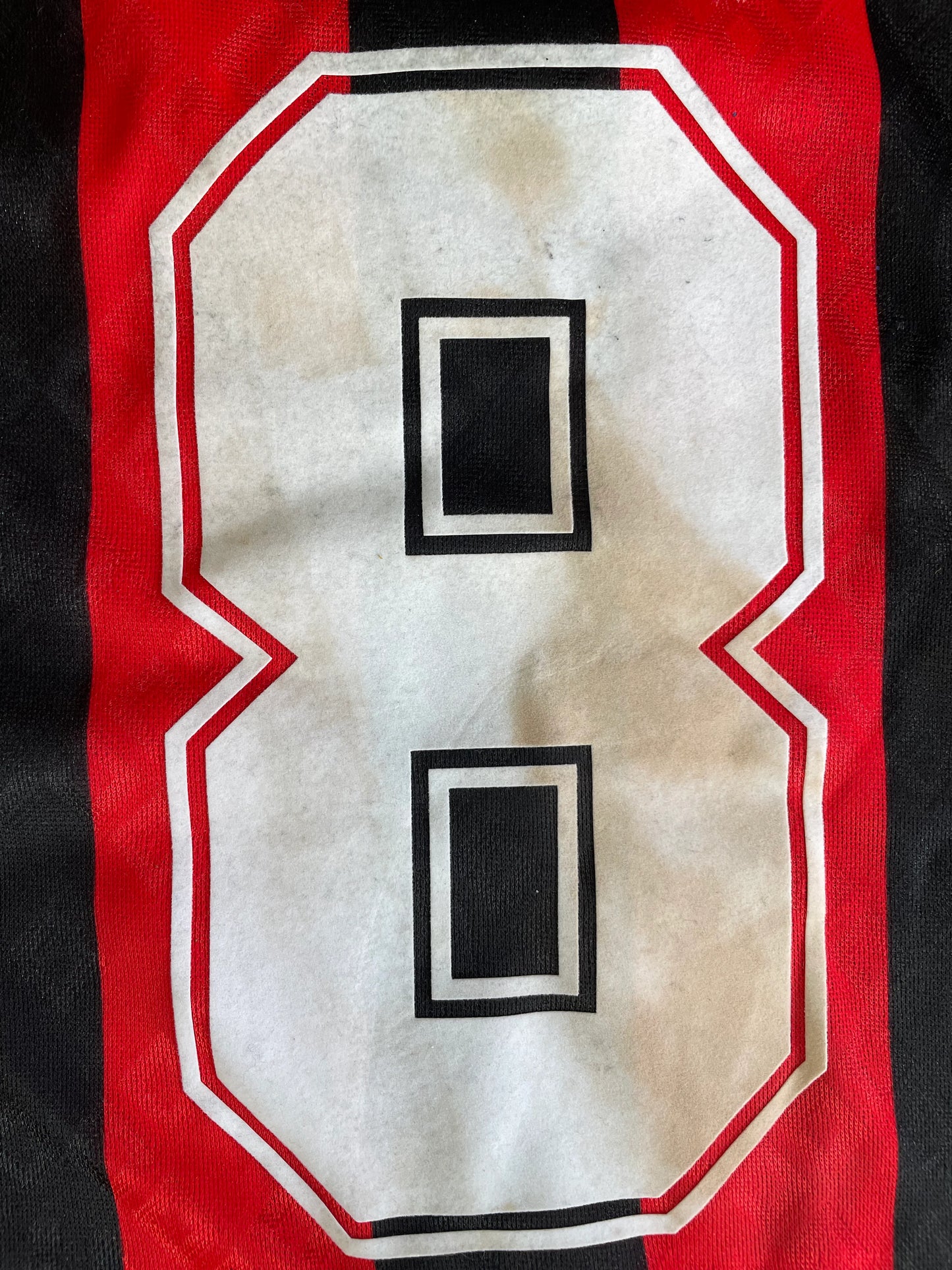 Store Shirt • AC Milan • 1989 • Kappa • Home • #8 • Frank Rijkaard • Size M