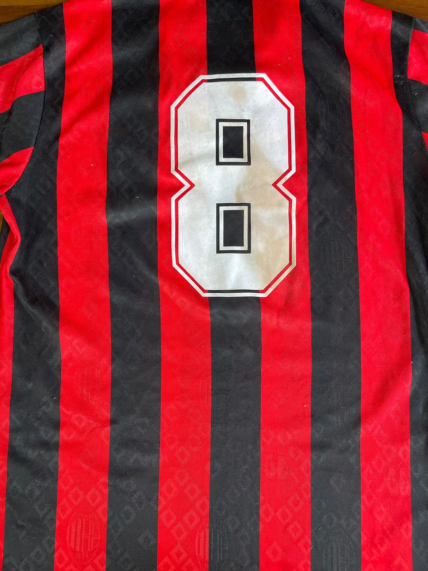 Store Shirt • AC Milan • 1989 • Kappa • Home • #8 • Frank Rijkaard • Size M