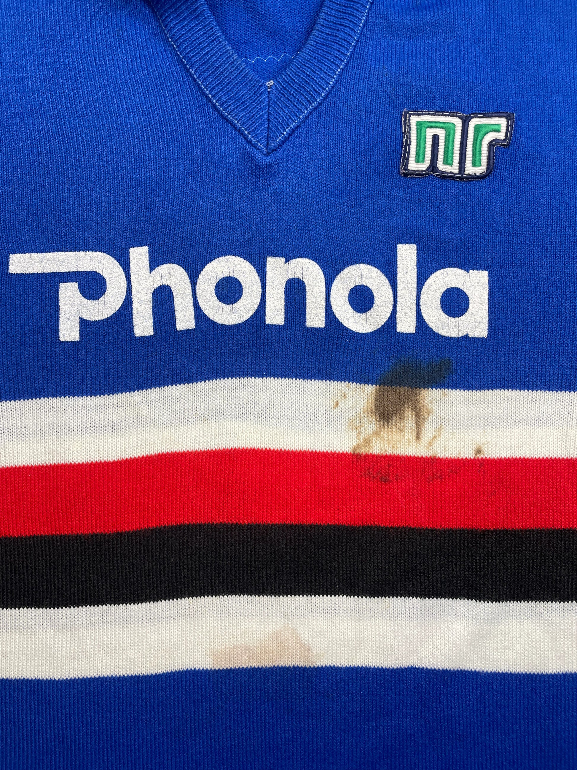 Match Shirt • Club • Sampdoria • 1982 • Ennerre • Home • #7 • Match Worn • Unwashed 