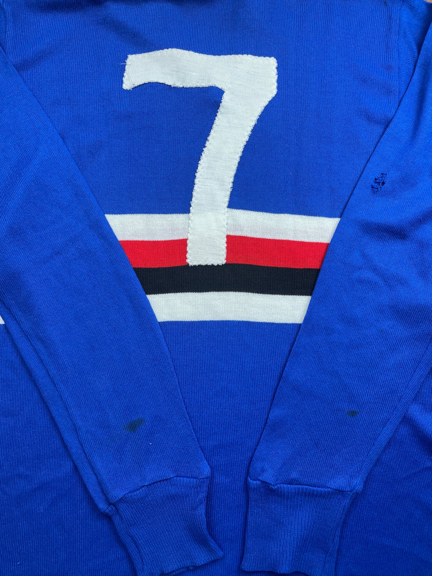 Match Shirt • Club • Sampdoria • 1982 • Ennerre • Home • #7 • Match Worn • Unwashed