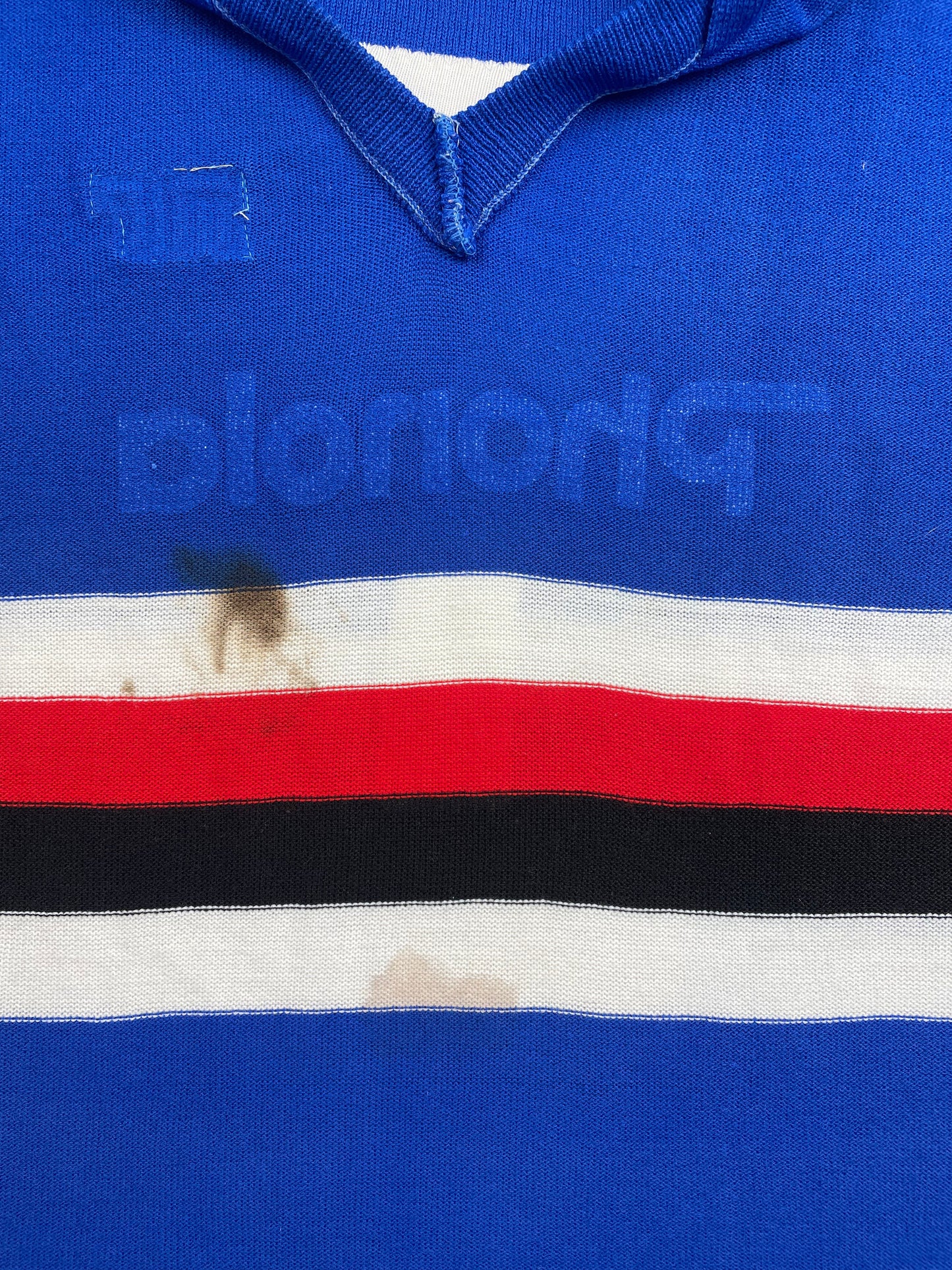 Match Shirt • Club • Sampdoria • 1982 • Ennerre • Home • #7 • Match Worn • Unwashed
