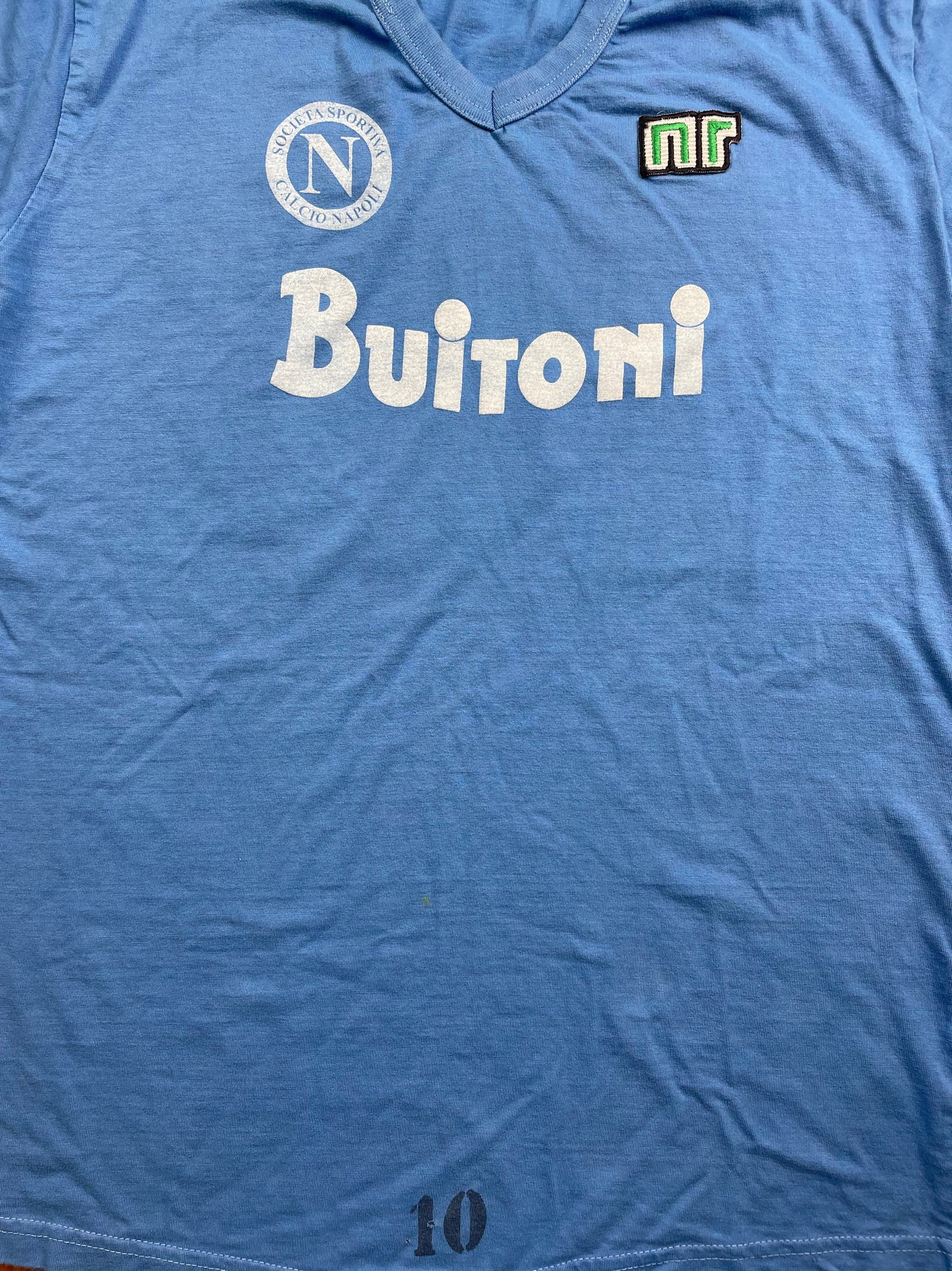 Player Issue Training • Napoli • 1986 • Diego Maradona • Ennerre Training Top