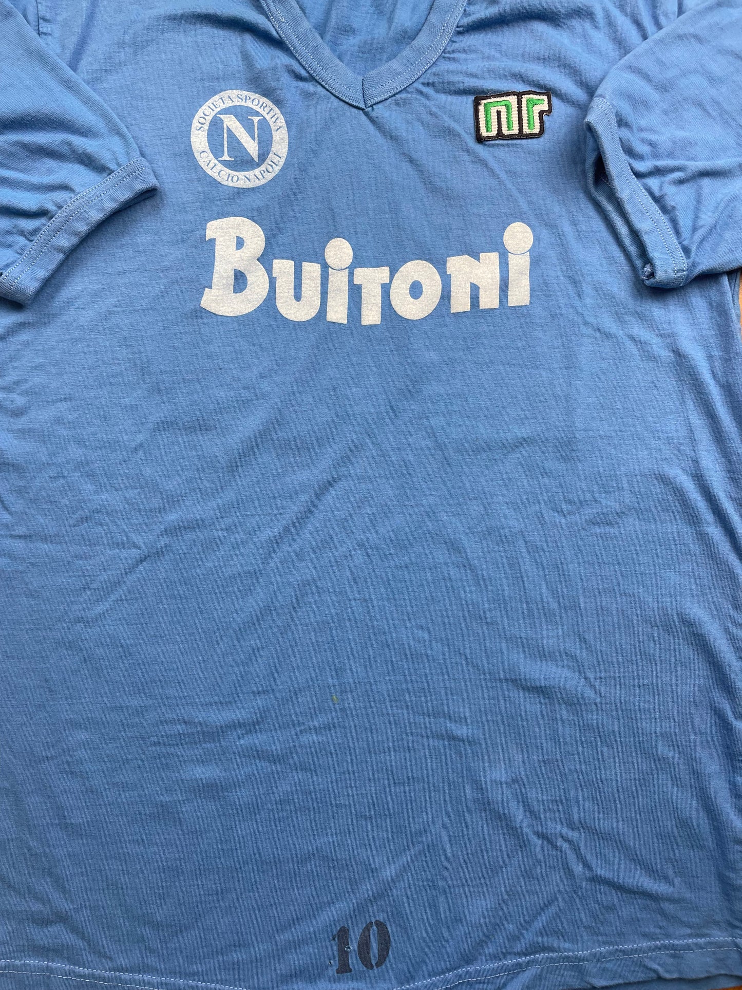 Player Issue Training • Napoli • 1986 • Diego Maradona • Ennerre Training Top