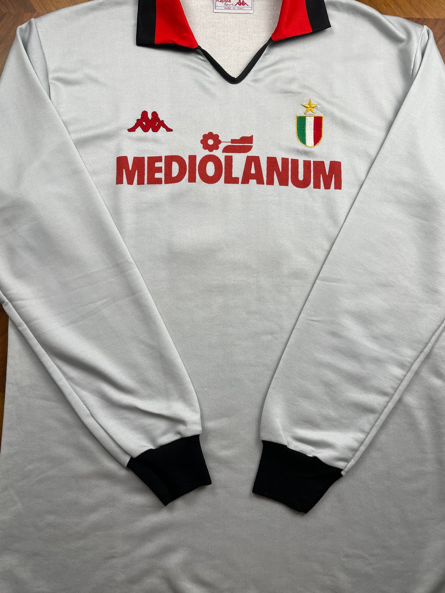 Player Issue Training • AC Milan • 1988 • Kappa Top • Prepared for Marco Van Basten