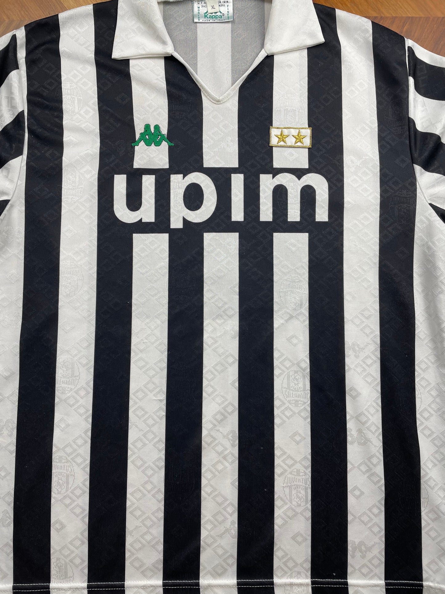 Match Shirt • Club • Juventus • 1991 • Kappa • Home • #7 • Paolo di Canio • Match Worn