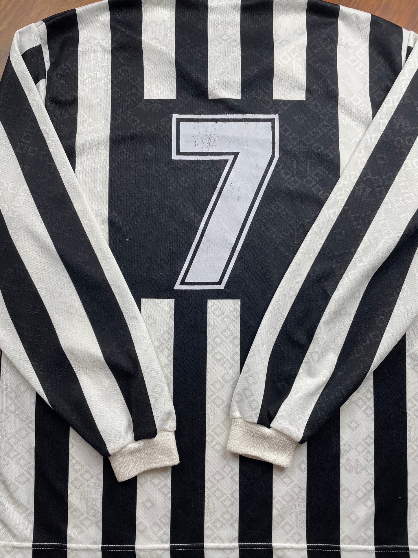 Match Shirt • Club • Juventus • 1991 • Kappa • Home • #7 • Paolo di Canio • Match Worn
