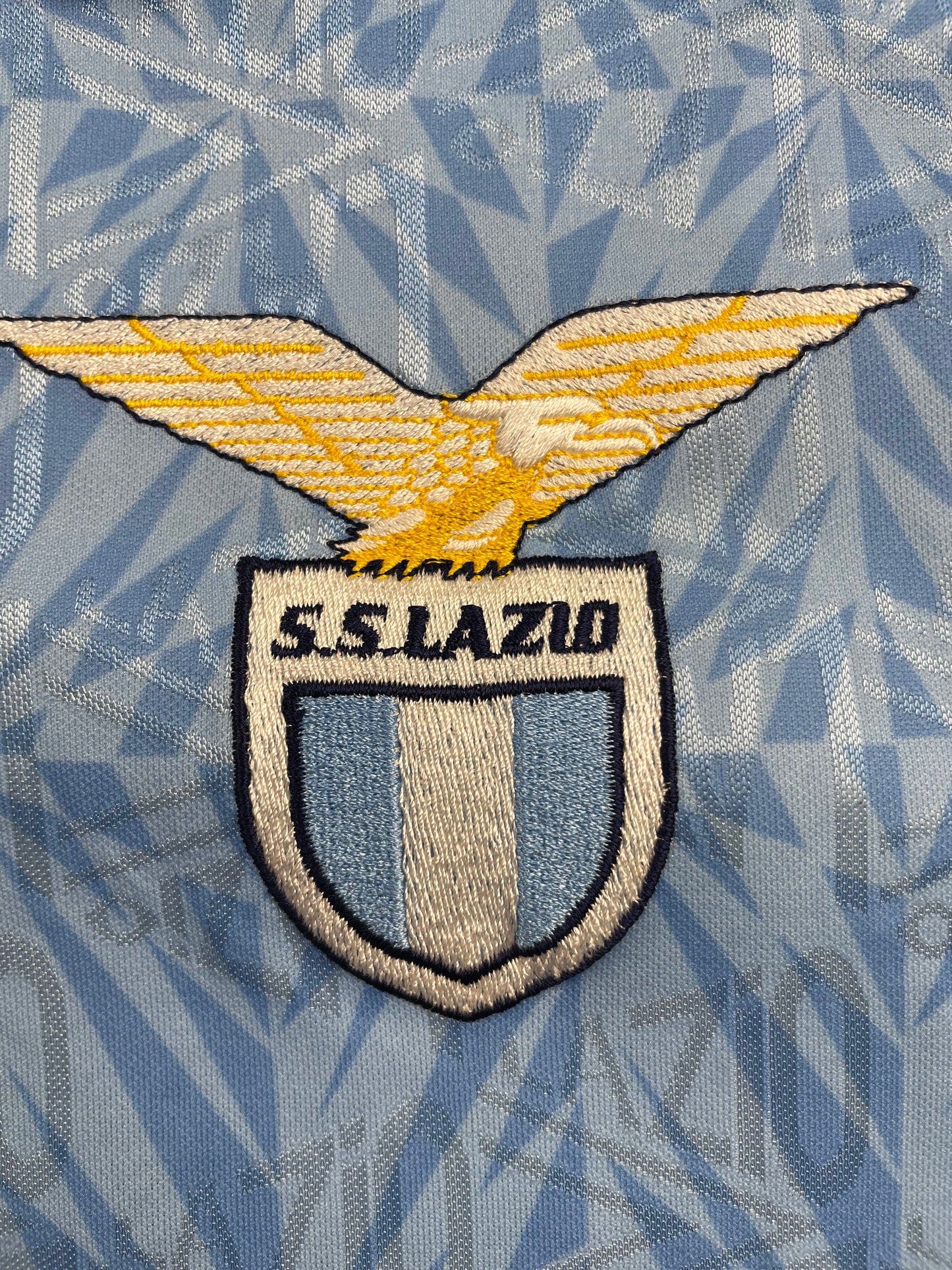 Match Shirt • Club • Lazio • 1992 • Umbro • Home • #4 • Roberto Bacci • vs Inter