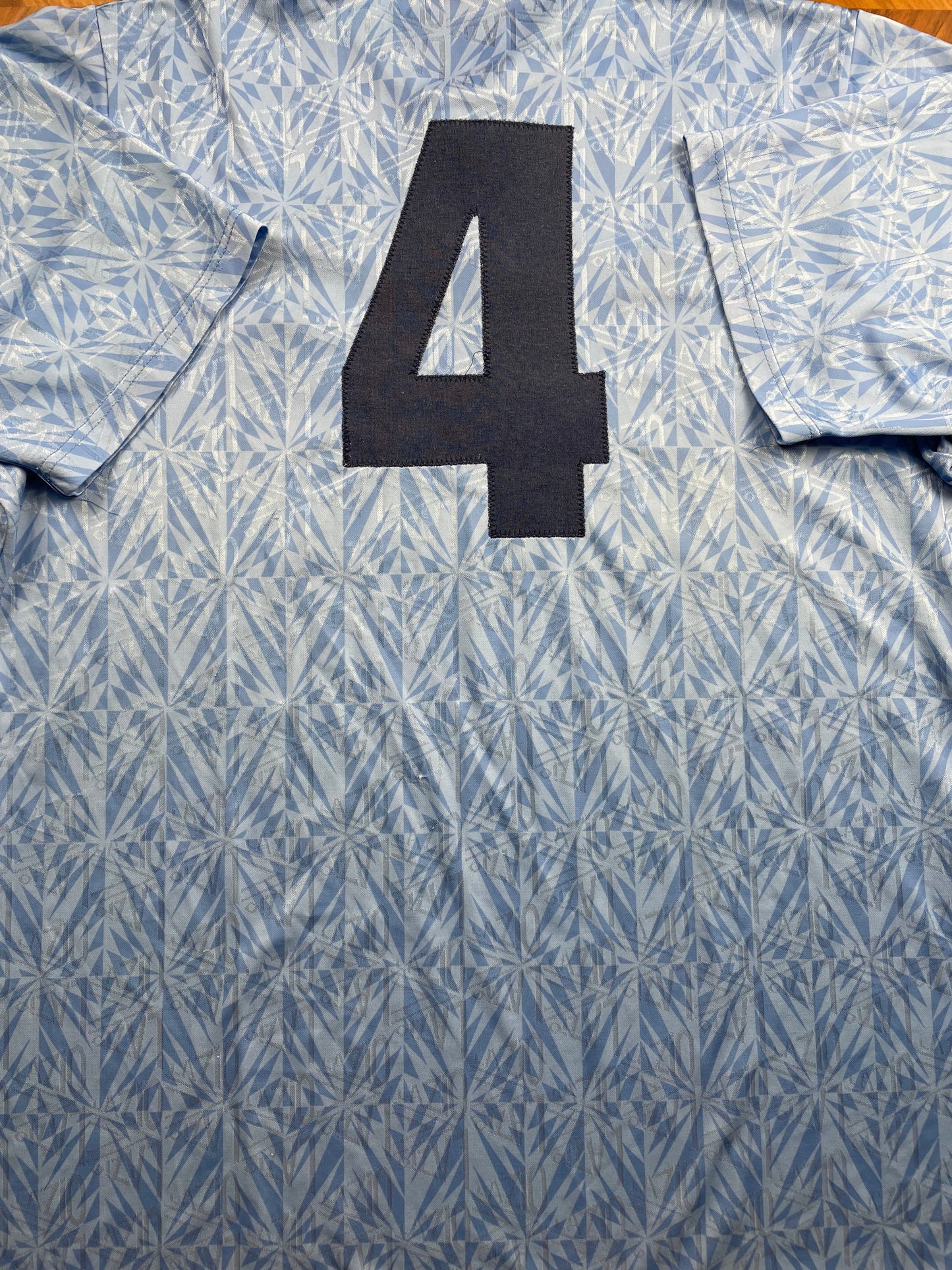 Match Shirt • Club • Lazio • 1992 • Umbro • Home • #4 • Roberto Bacci • vs Inter