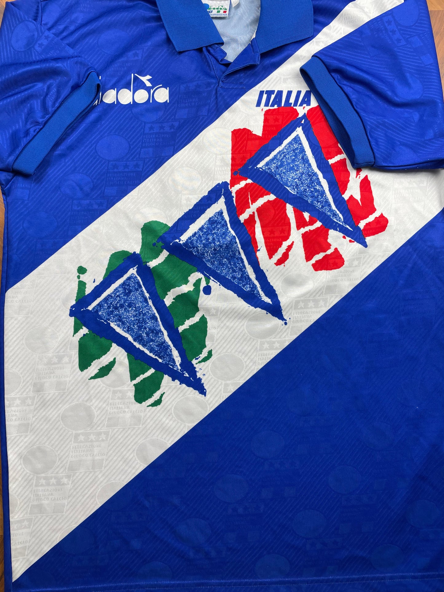 Player Issue Training • Italia • 1994 • Paolo Maldini • Diadora Training Top
