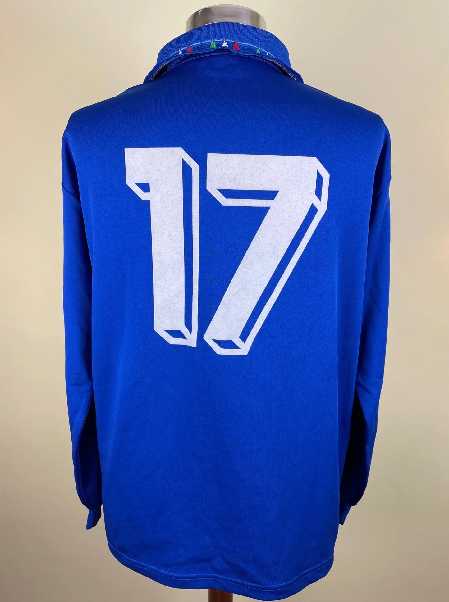 Match Shirt • National • Italia • 1993 • Diadora • Home • #17 • Match Worn