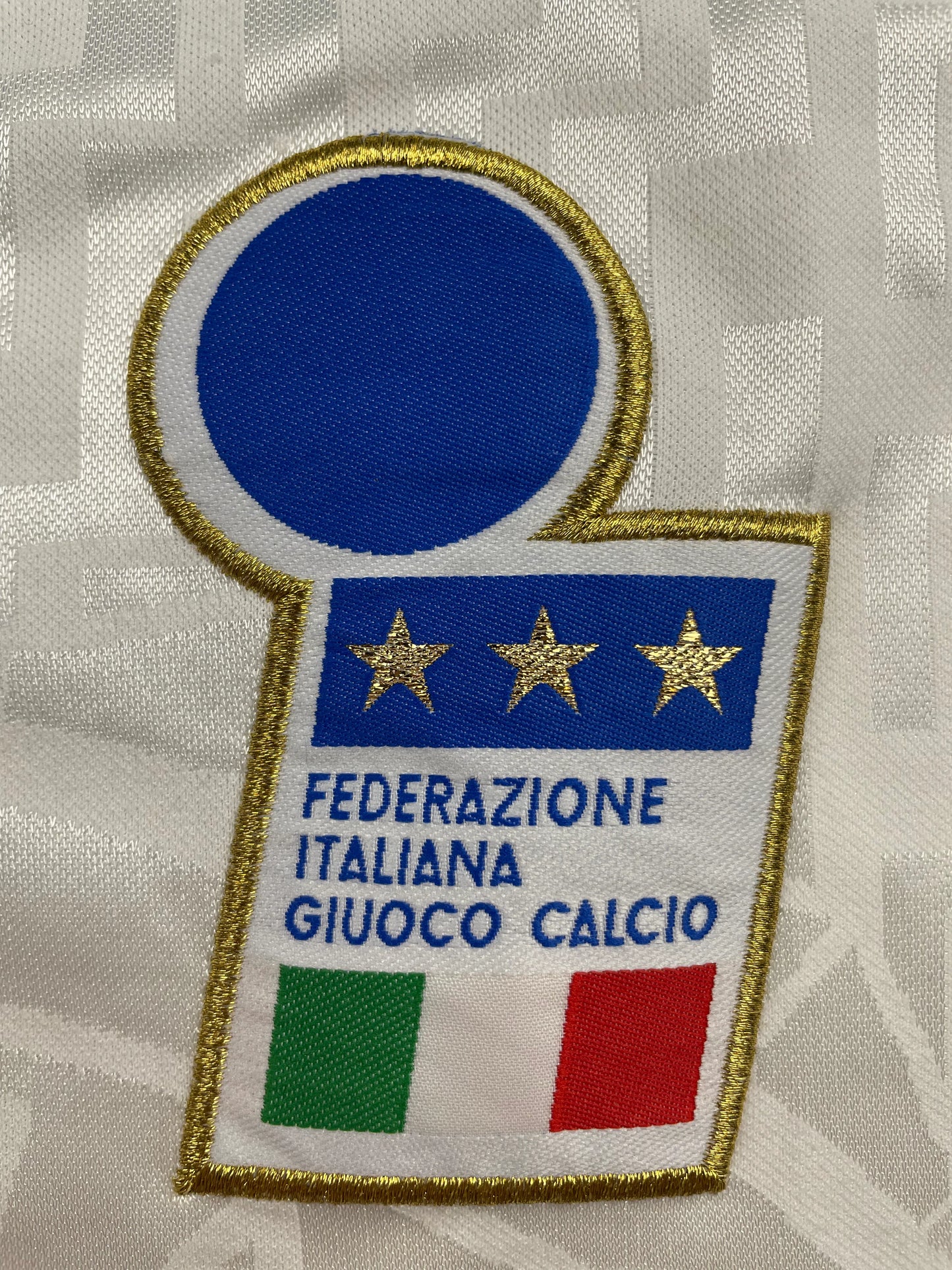 Match Shirt • National • Italia • 1995 • Nike • Away • #06 • Lorenzo Minotti • vs Ukraine • Euro 96 Qualifiers