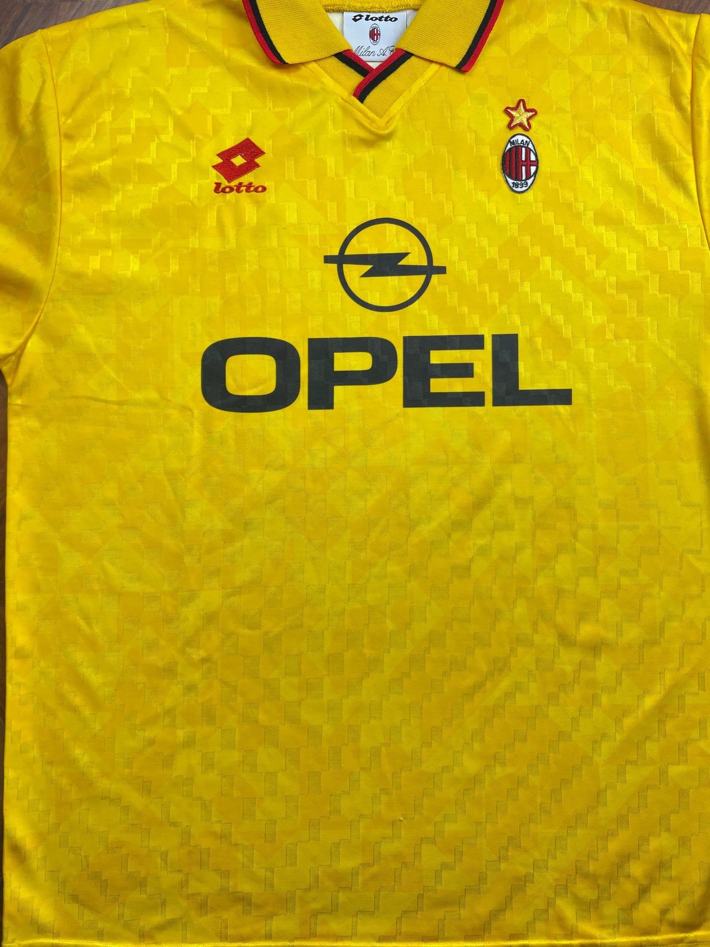 Match Shirt • Club • AC Milan • 1995 • Lotto • Third • #23 • Marco Simone • Match Prepared