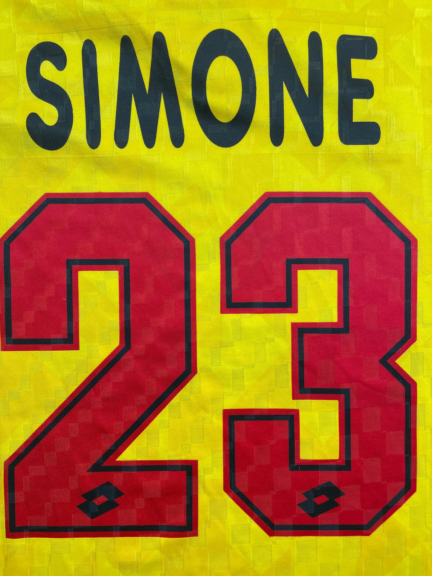 Match Shirt • Club • AC Milan • 1995 • Lotto • Third • #23 • Marco Simone • Match Prepared