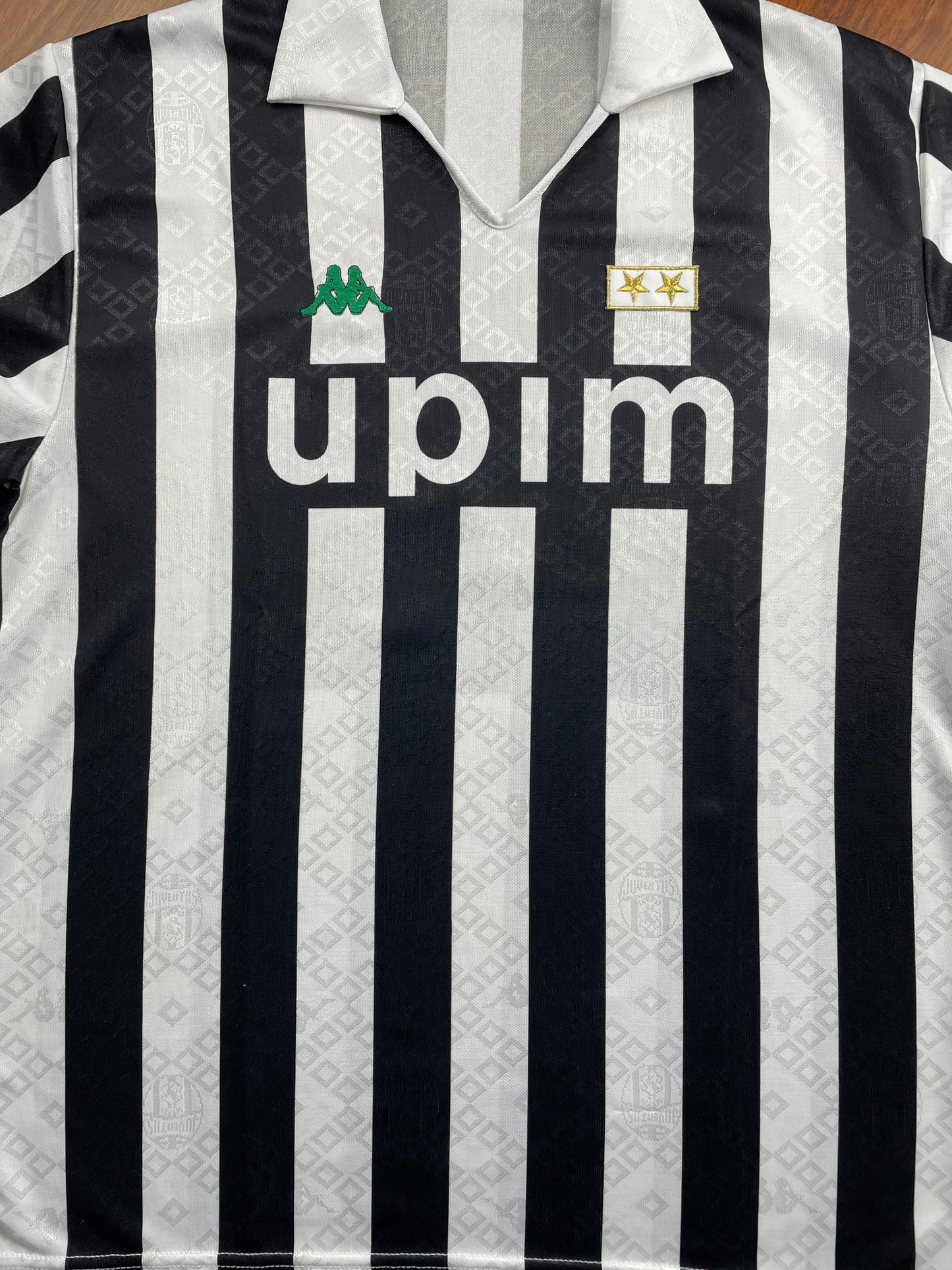 Match Shirt • Club • Juventus • 1991 • Kappa • Home • #4 • Antonio Conte • Match Worn