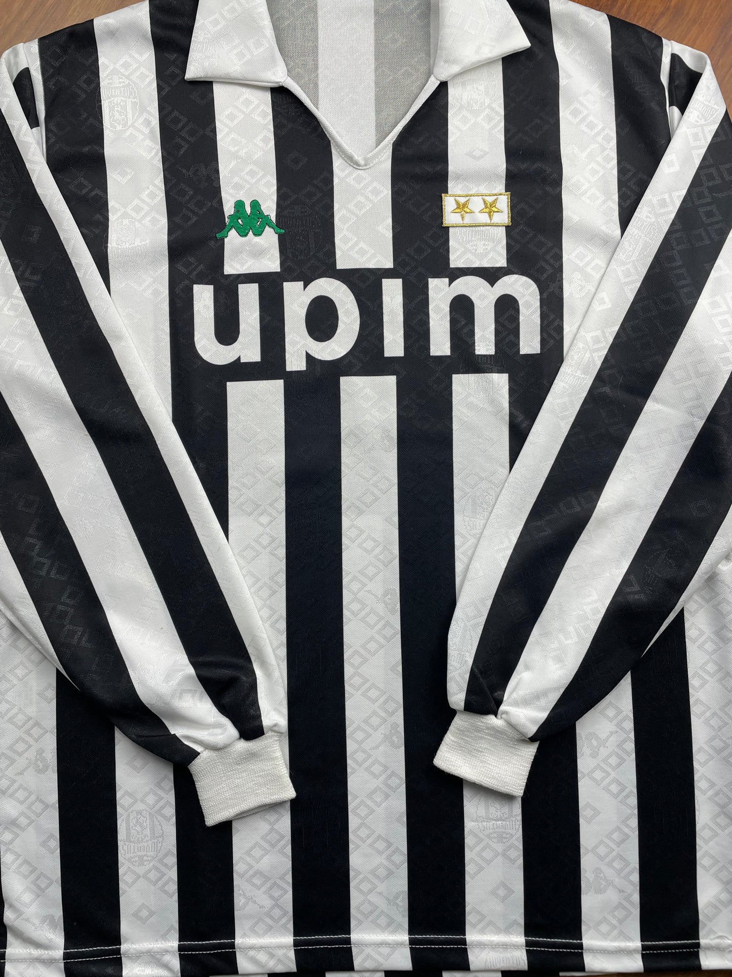 Match Shirt • Club • Juventus • 1991 • Kappa • Home • #4 • Antonio Conte • Match Worn