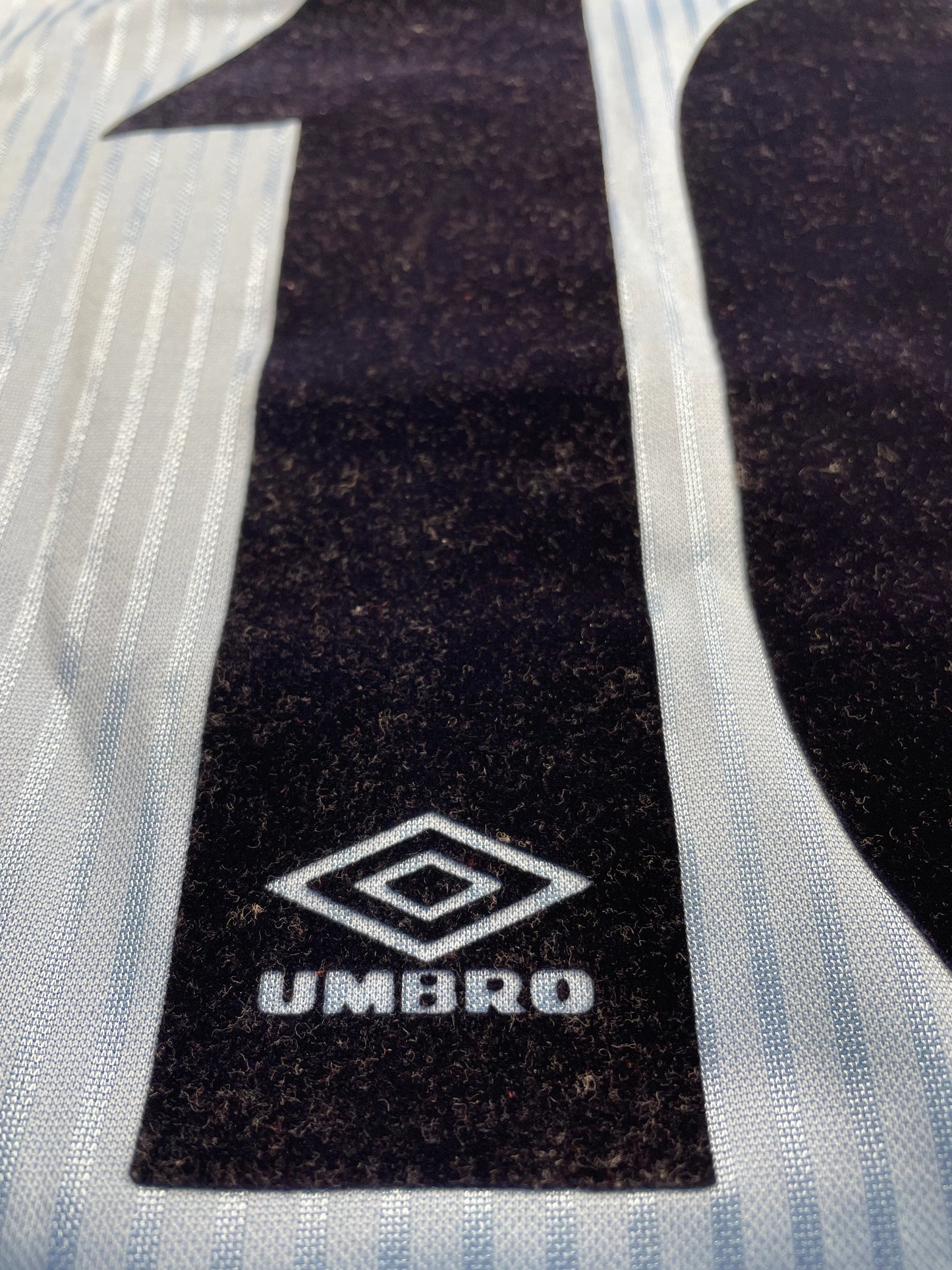 Match Shirt • Club • Lazio • 1997 • Umbro • Home • #10 • Roberto Mancini • Match Prepared