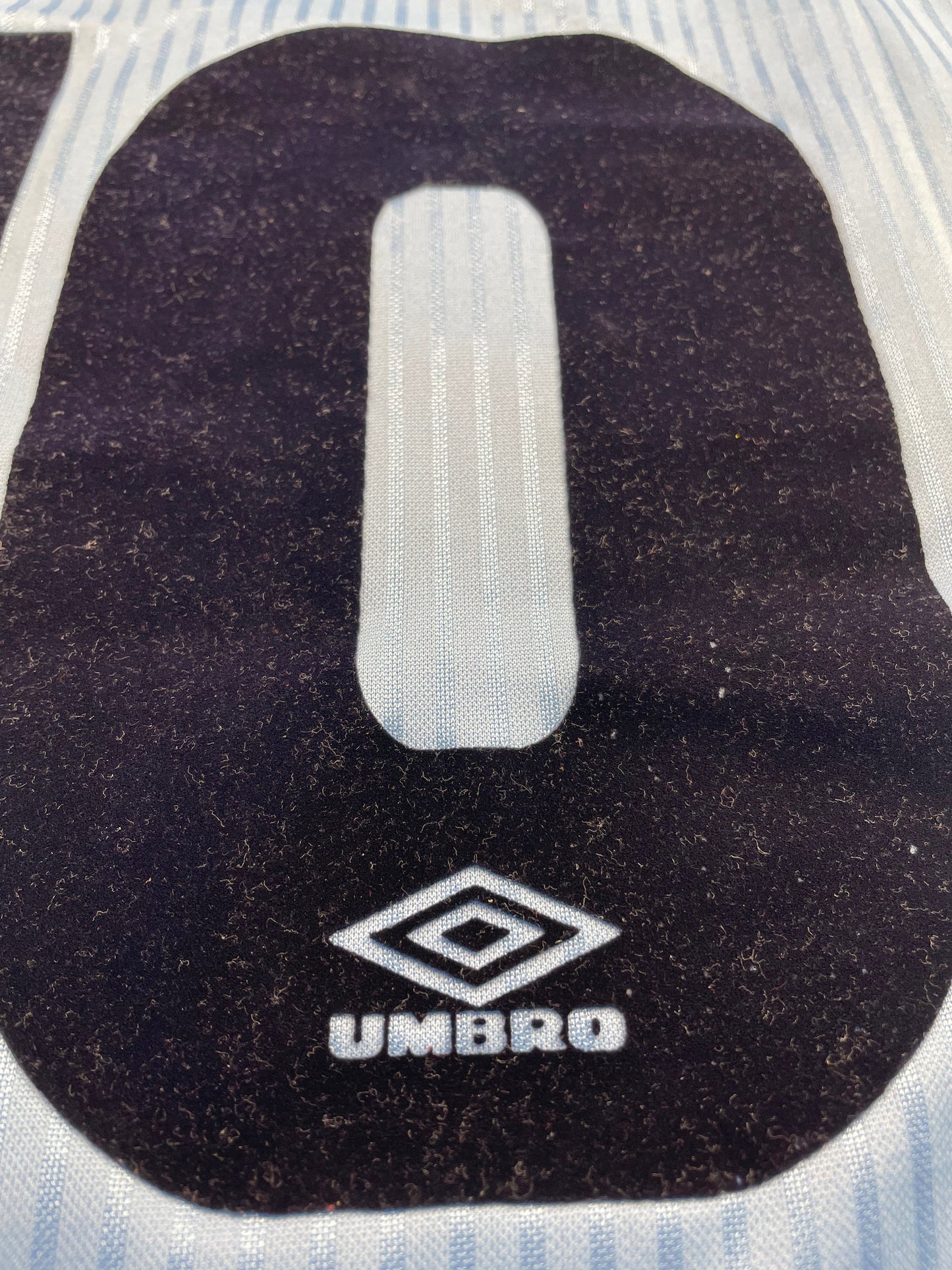 Match Shirt • Club • Lazio • 1997 • Umbro • Home • #10 • Roberto Mancini • Match Prepared