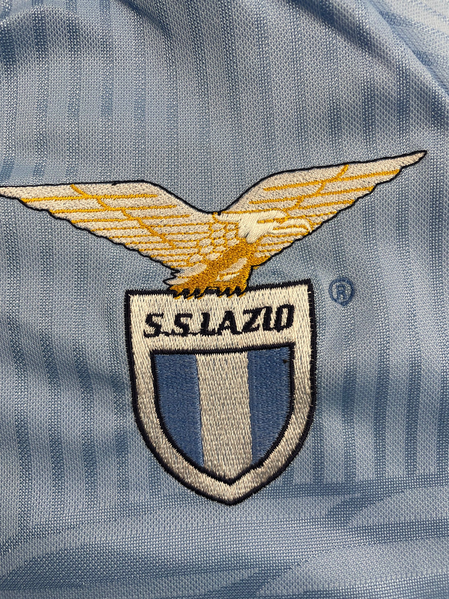 Match Shirt • Club • Lazio • 1997 • Umbro • Home • #10 • Roberto Mancini • Match Prepared