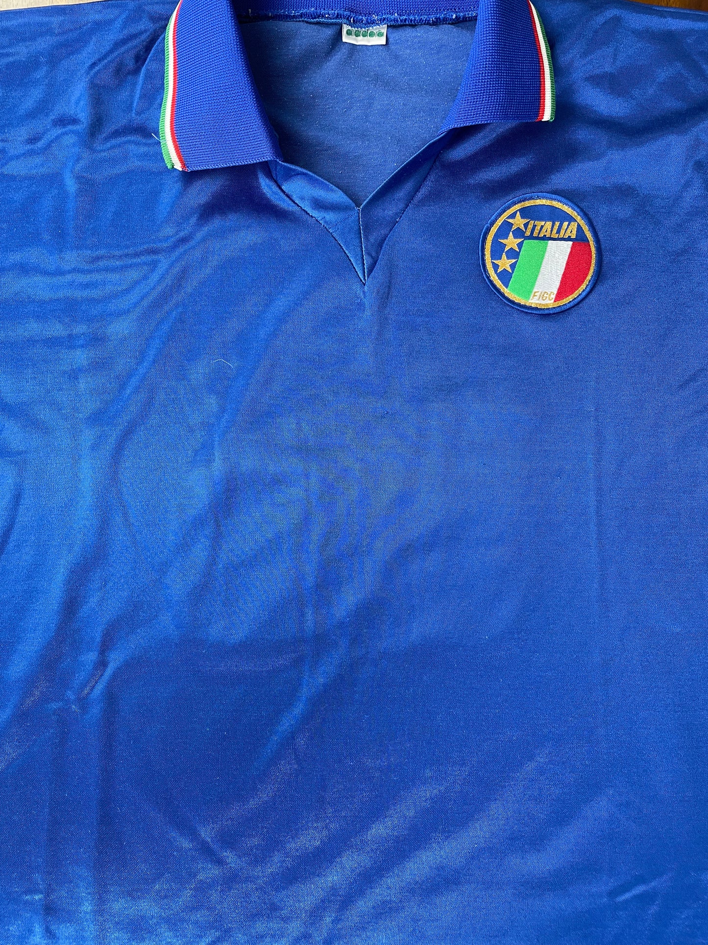 Match Shirt • National • Italia • 1989 • Diadora • Home • #11 • Fernando De Napoli • Match Worn